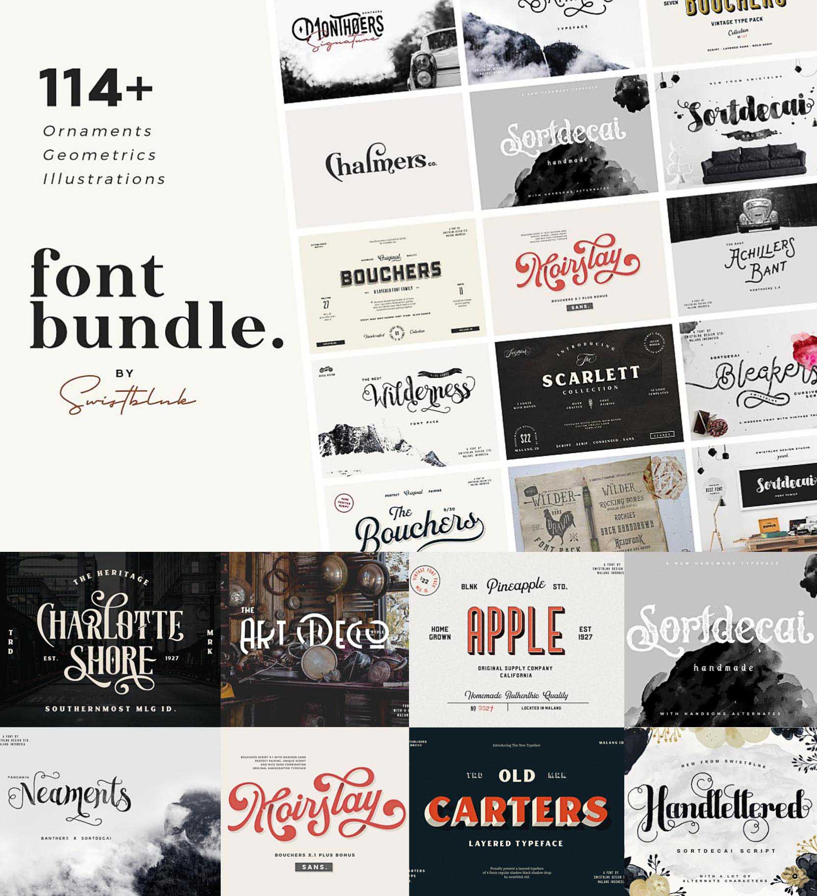 Decorative Fonts Collection Free download
