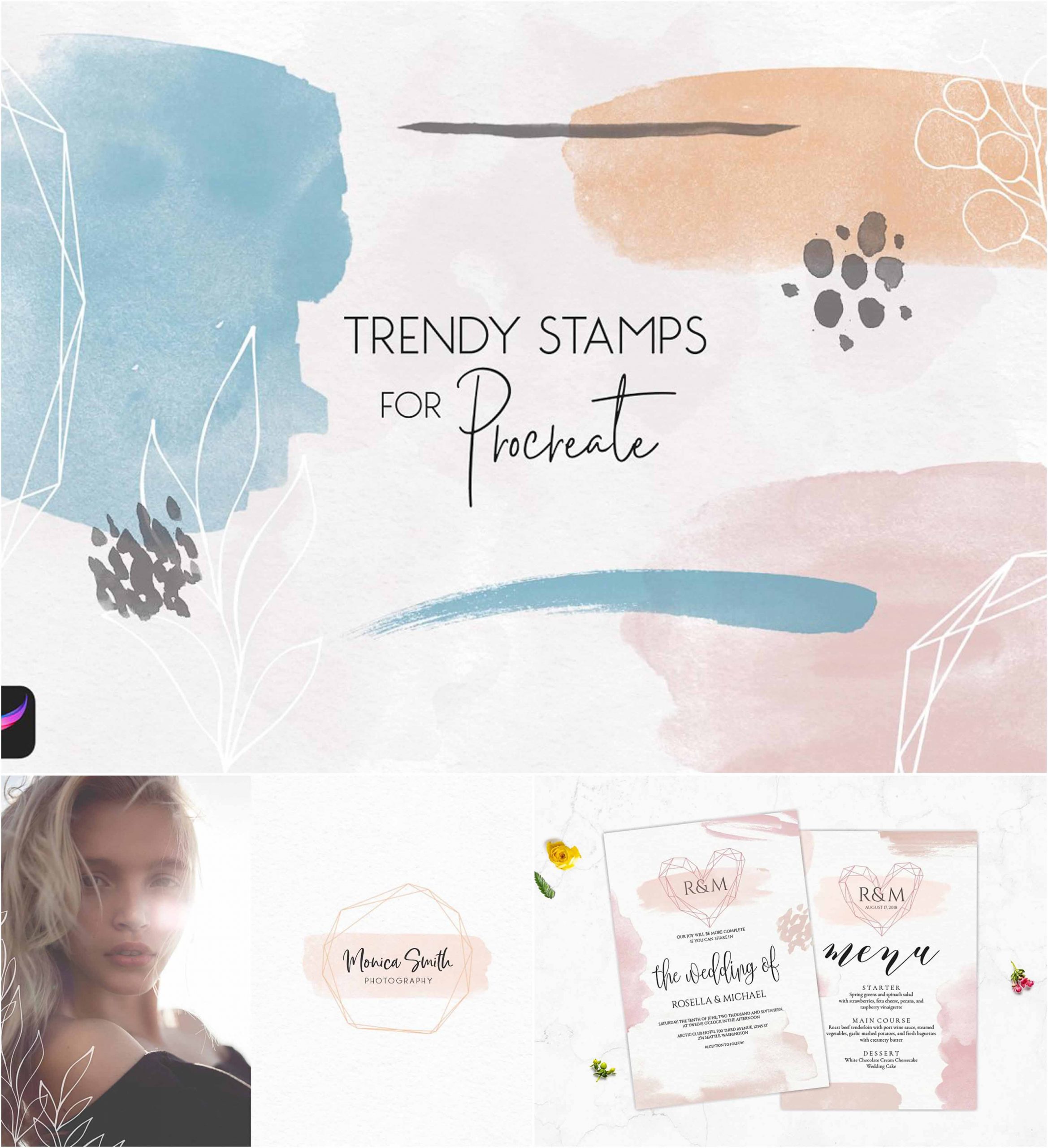 Trendy Stamp for Procreate Free download