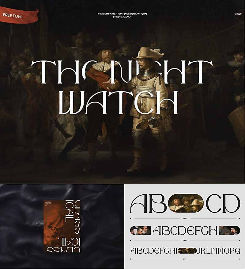 The Night Watch Font