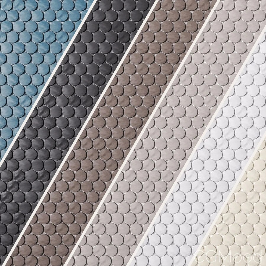 Boston Tile Mosaico 3D Model for Corona