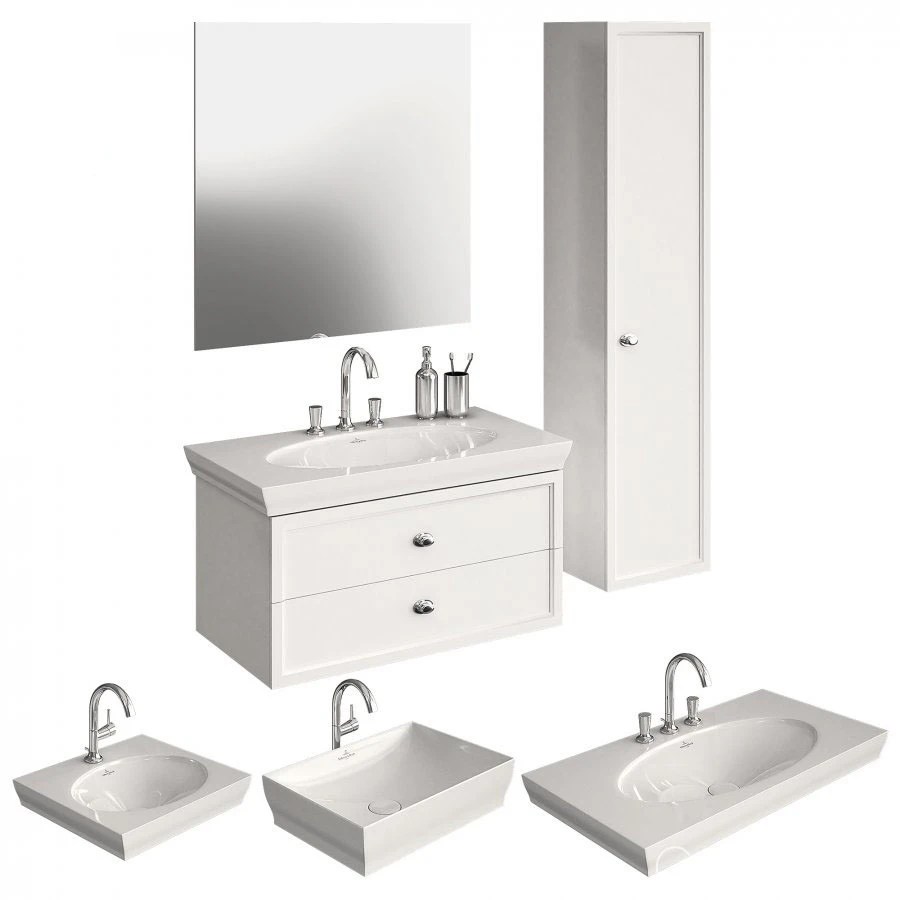 Villeroy&boch La Belle Part 2 3D Model for VRay, Corona