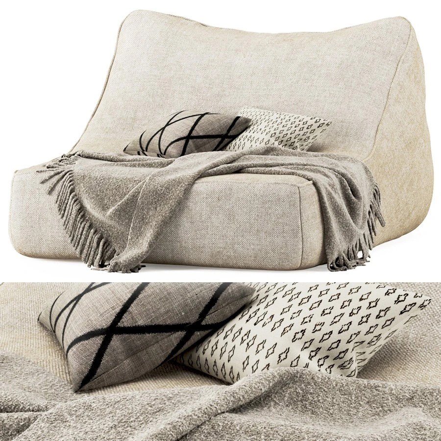 Float Paola Lenti / Pouf By Paola Lenti 3D Model for VRay