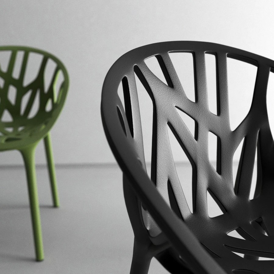 Vitra Vegetal Chairs 3D Model for FStorm, Corona