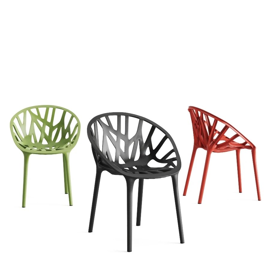 Vitra Vegetal Chairs 3D Model for FStorm, Corona