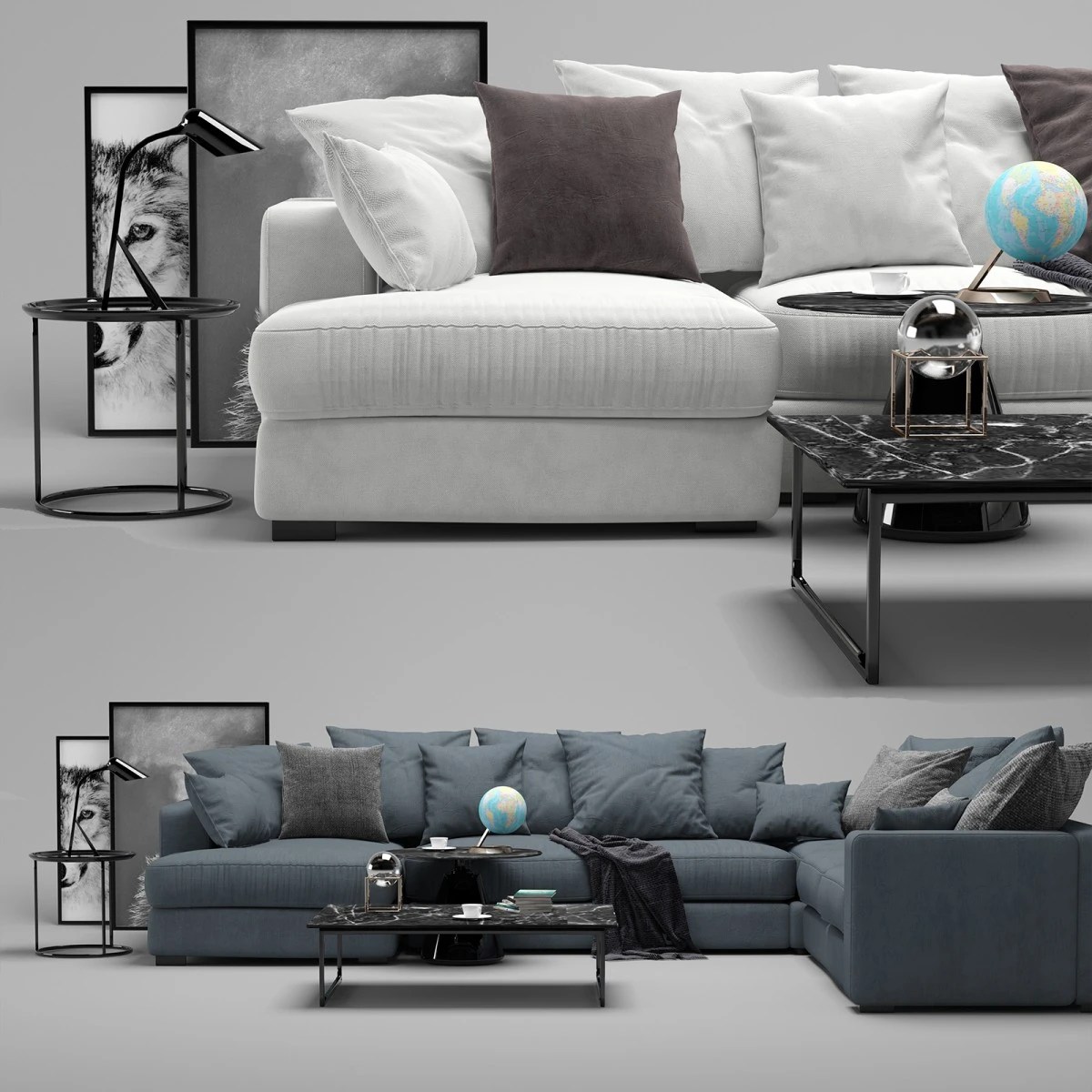 Boconcept Cenova 3D Model for VRay