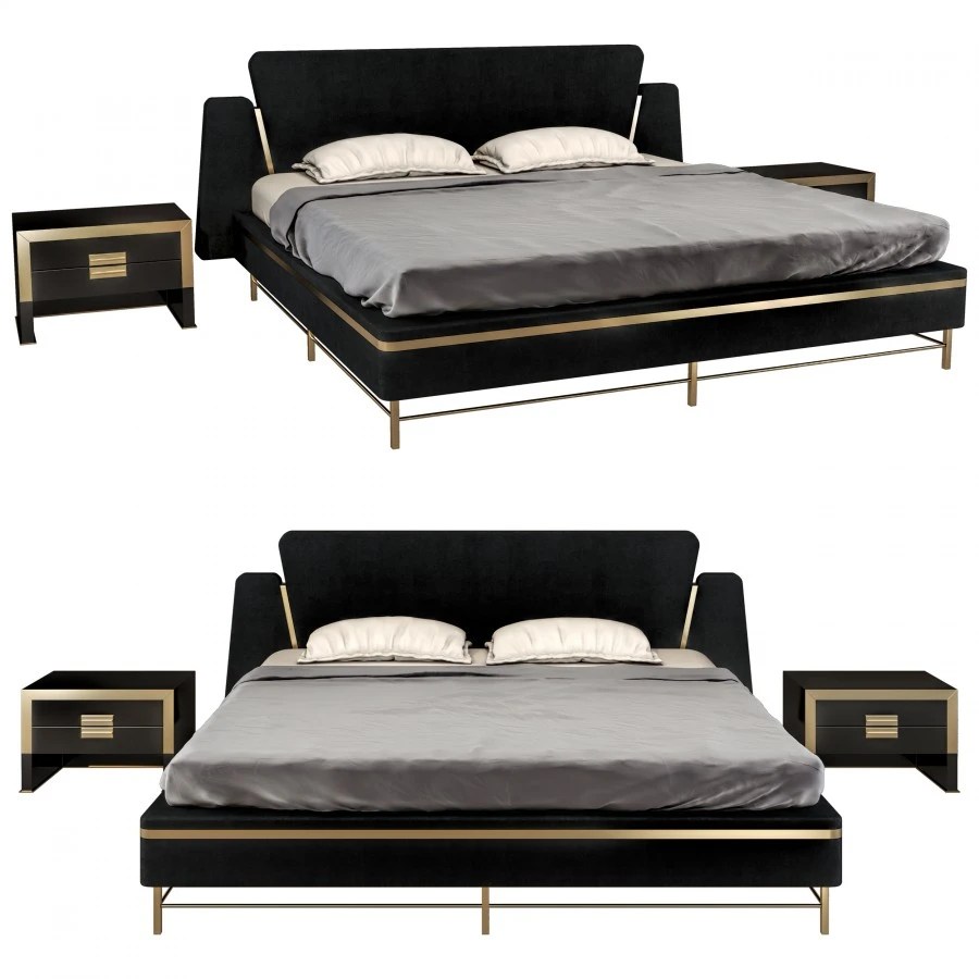 Cyprus Bed 3D Model for VRay, Corona