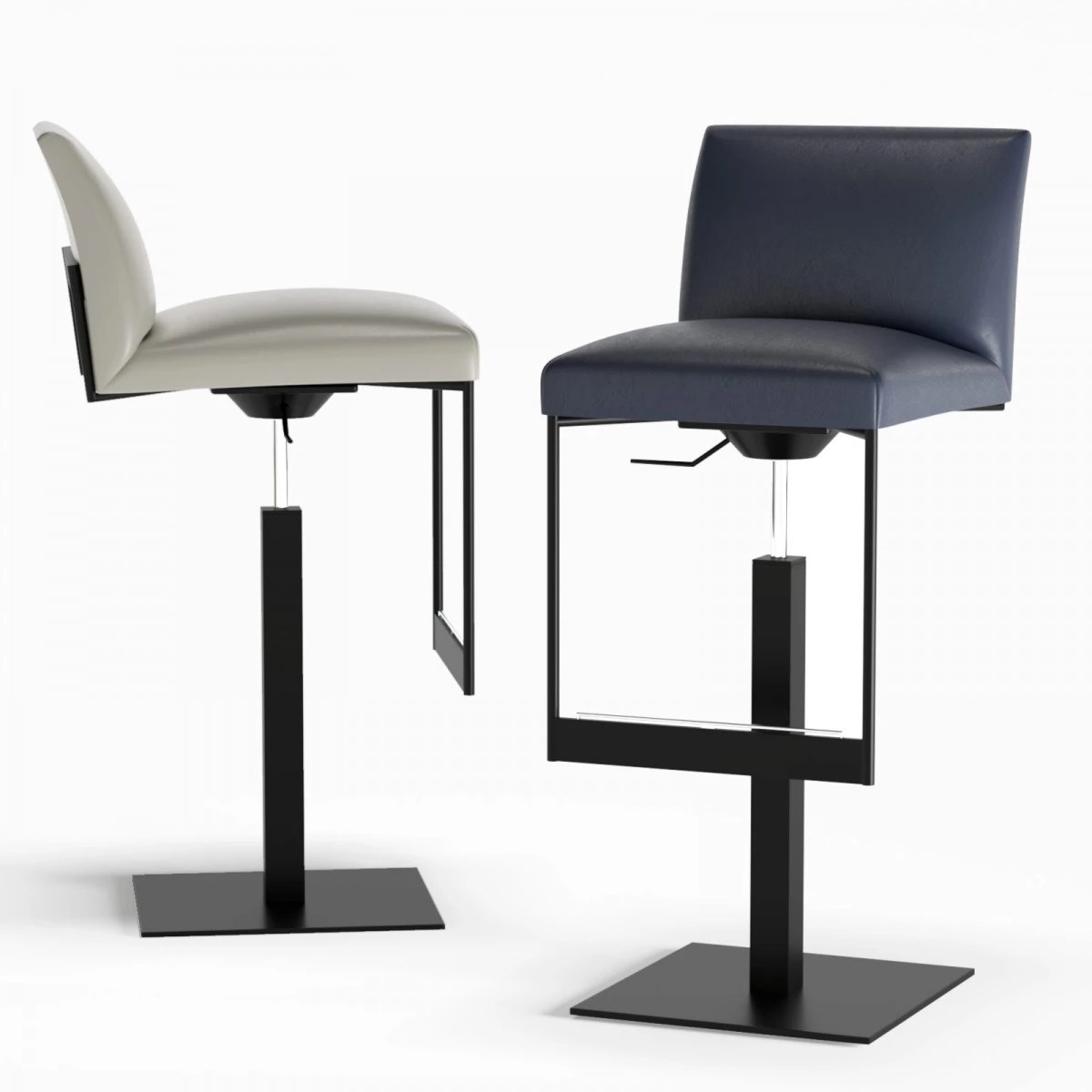 Calligaris Gala Upholstered Metal Stool 3D Model for Corona