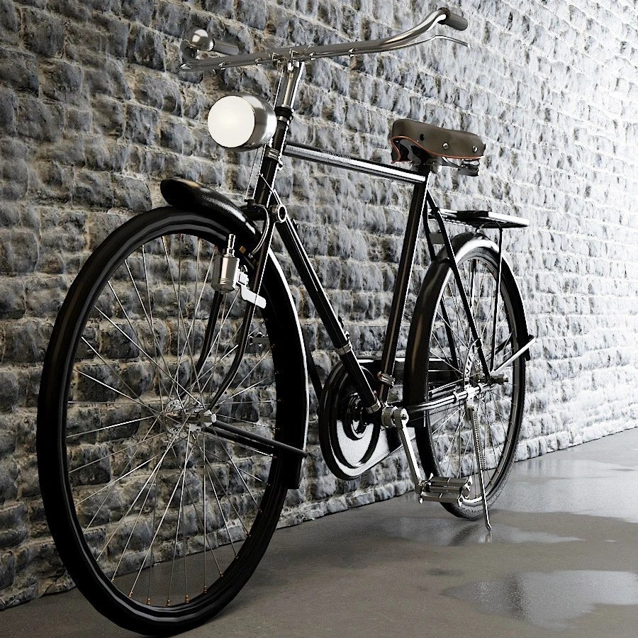 Vintage Bicycles 3D Model for FStorm