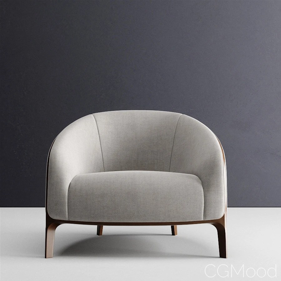 Catherine Lounge By Bernhardt Design 3D Model for FStorm