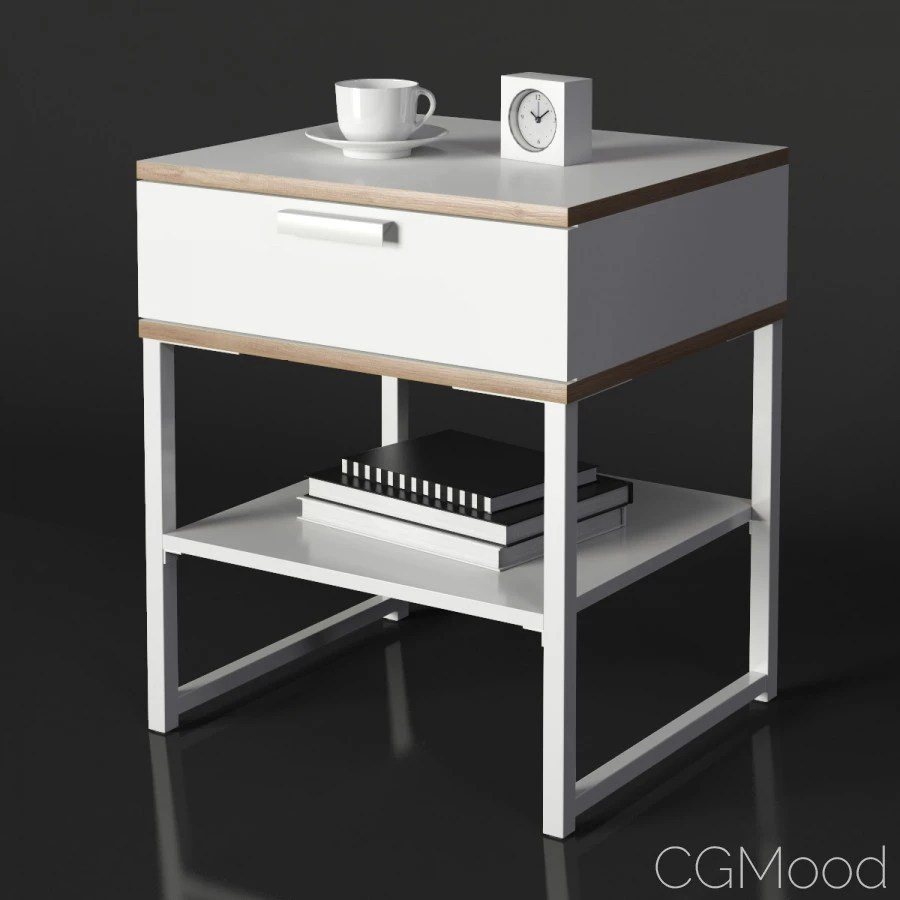 IKEA TRYSIL Nightstand 3D Model for VRay