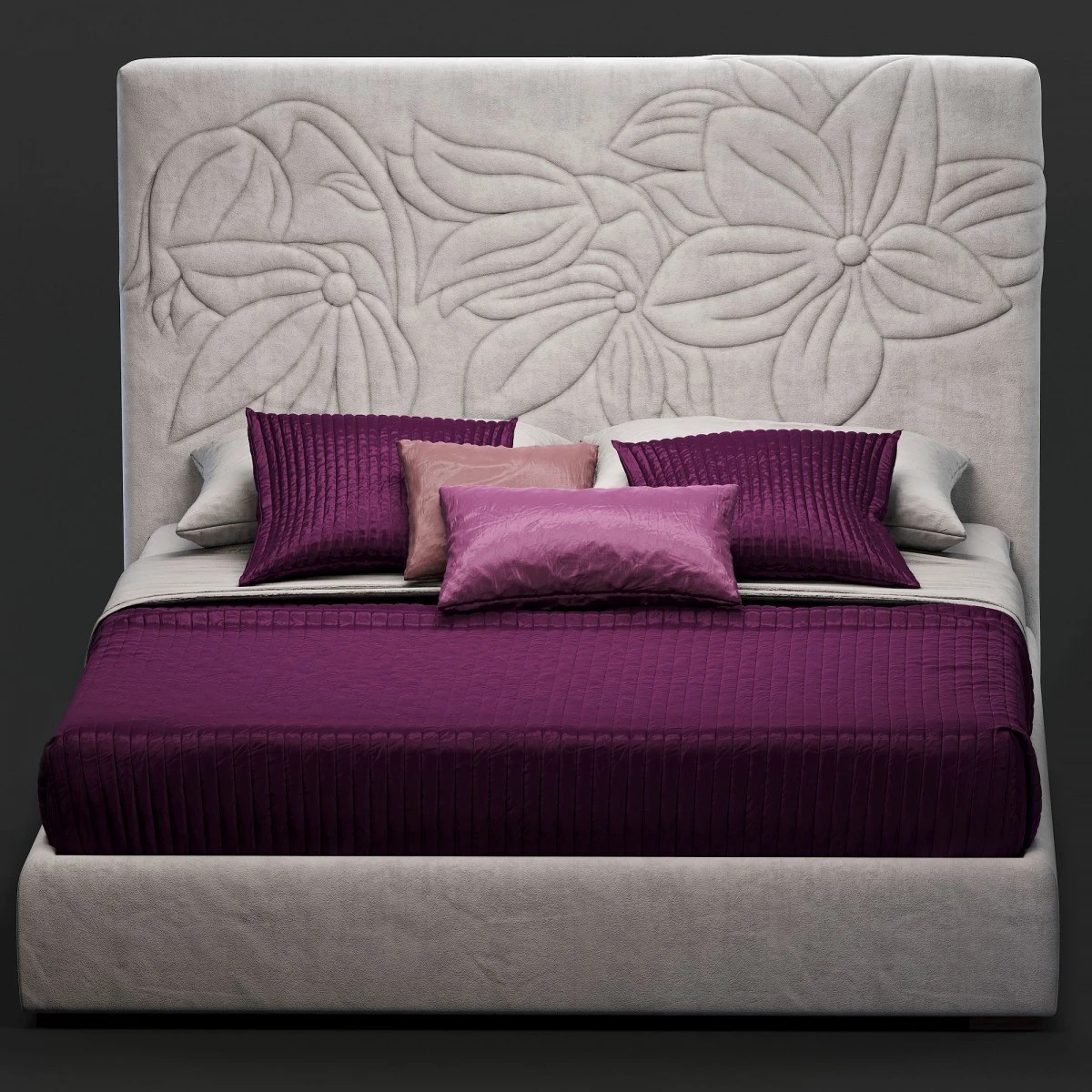 Bed_mauritius 3D Model for Corona