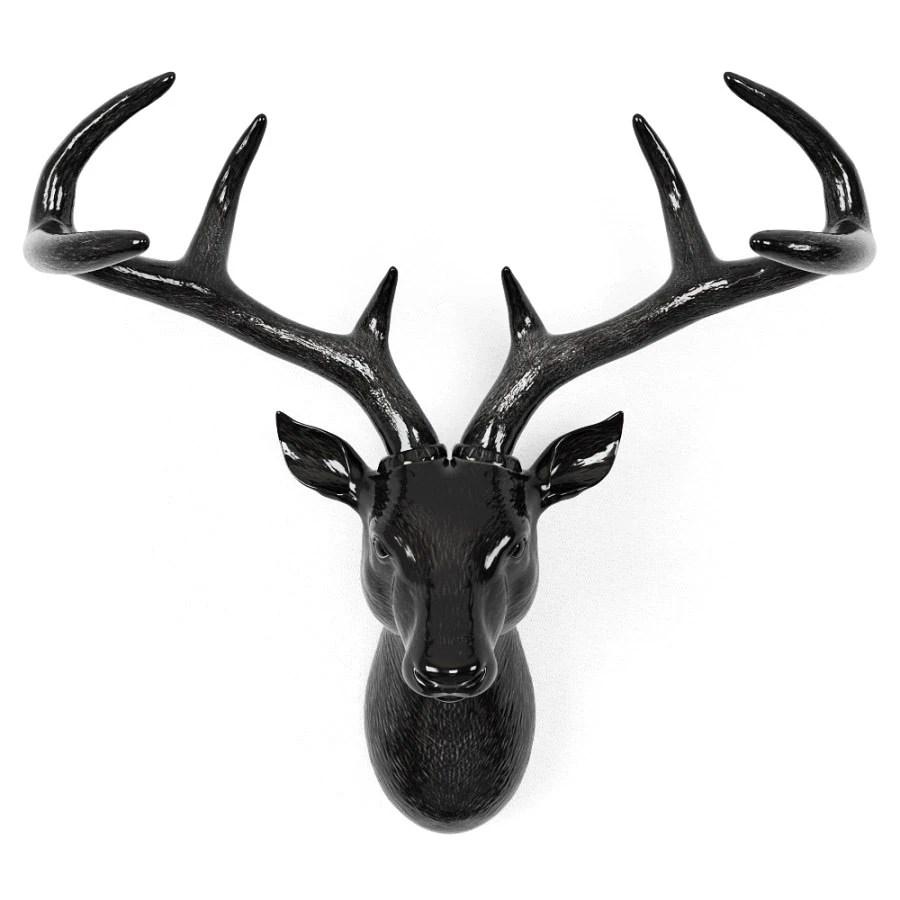 Deer Head 3D Model for Corona