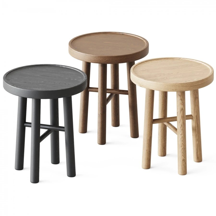 Shaker Accent Table By Hearth And Hand With Magnol 3D Model for Corona