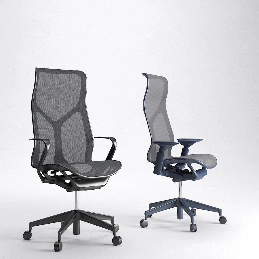 Cosm Chairs High Back Collection By Herman Miller 3D Model for Corona