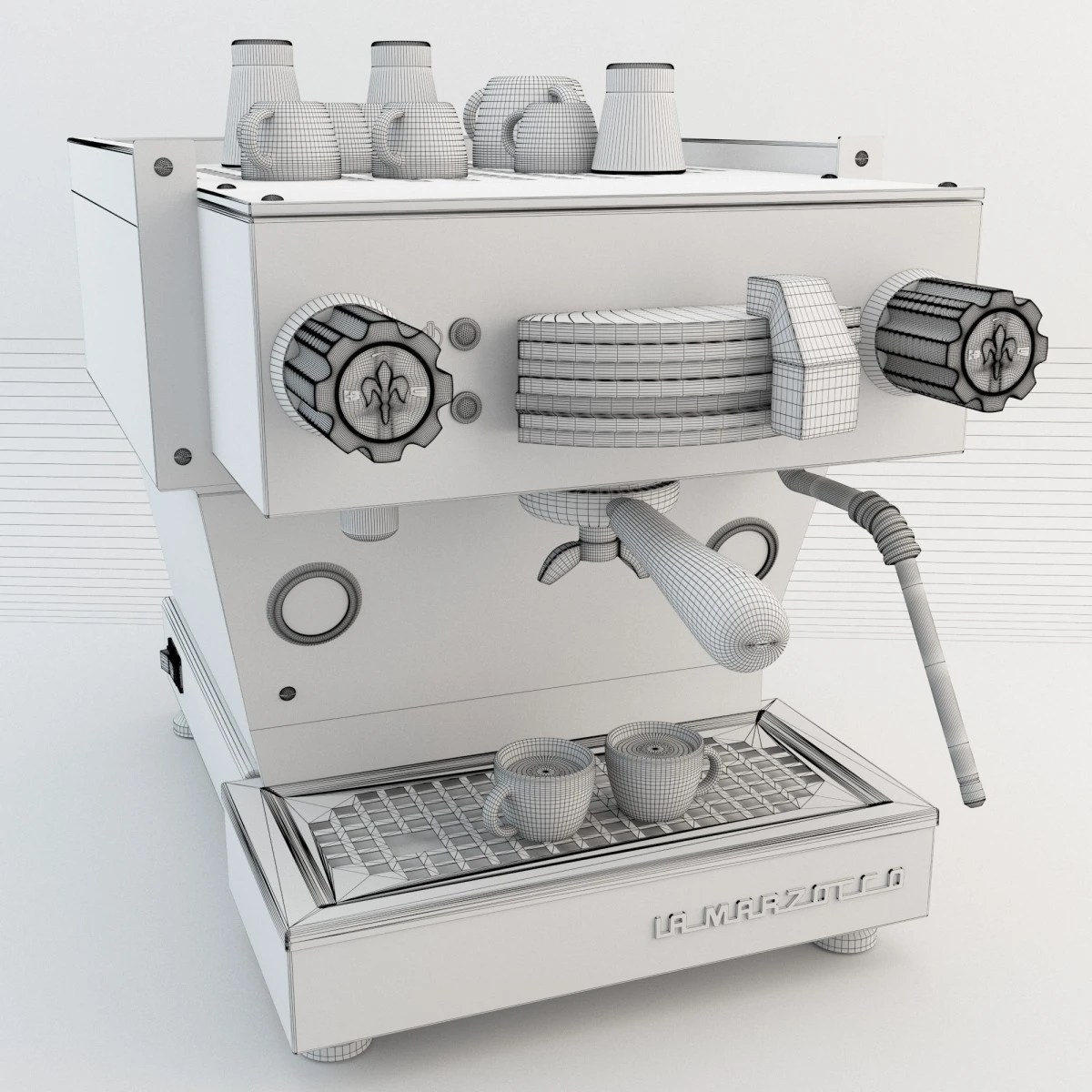 La Marzocco Linea Mini 3D Model for Corona