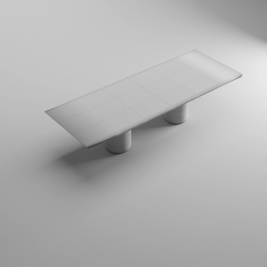 Paola Lenti Gon Table 3D Model for Corona