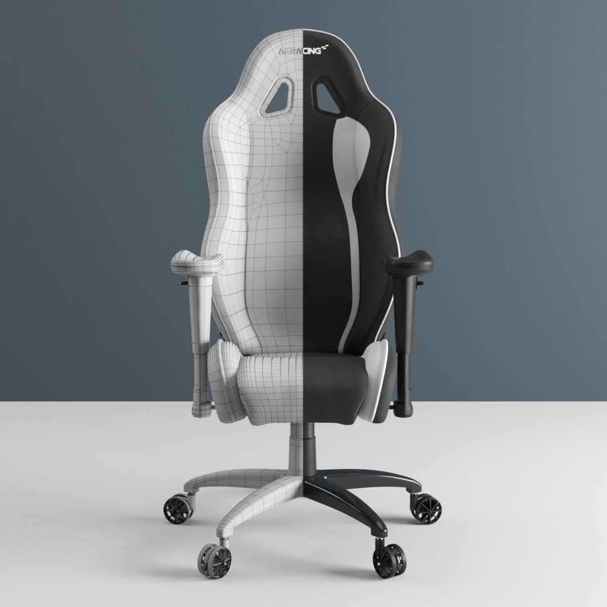 AKR Nitro Gaming Chair 3D Model for Corona