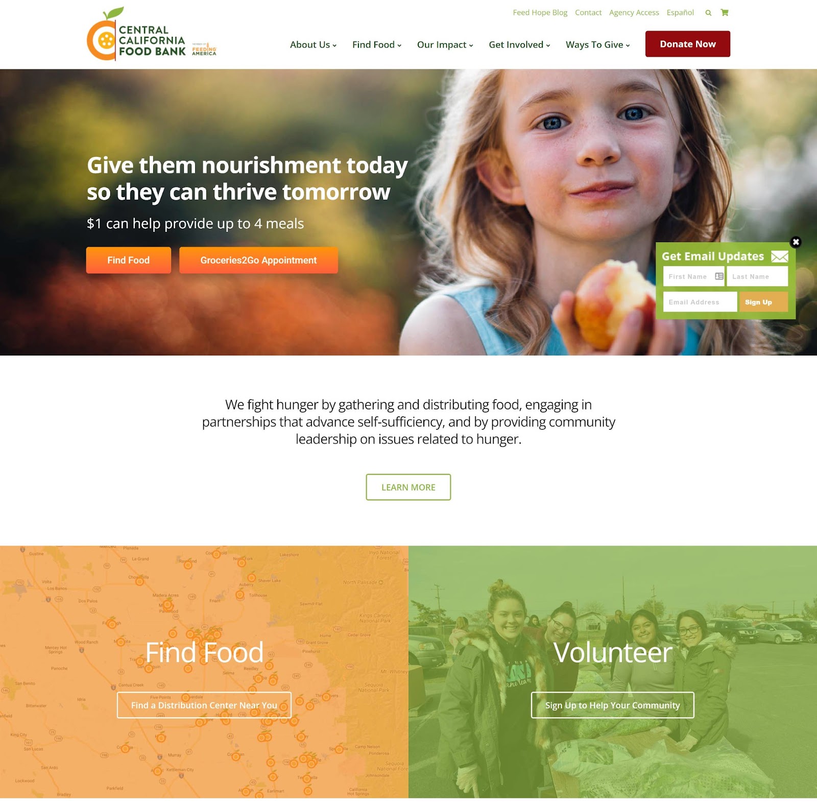 8 Nonprofit site Best Practices (Plus Examples) C ( G R O U P