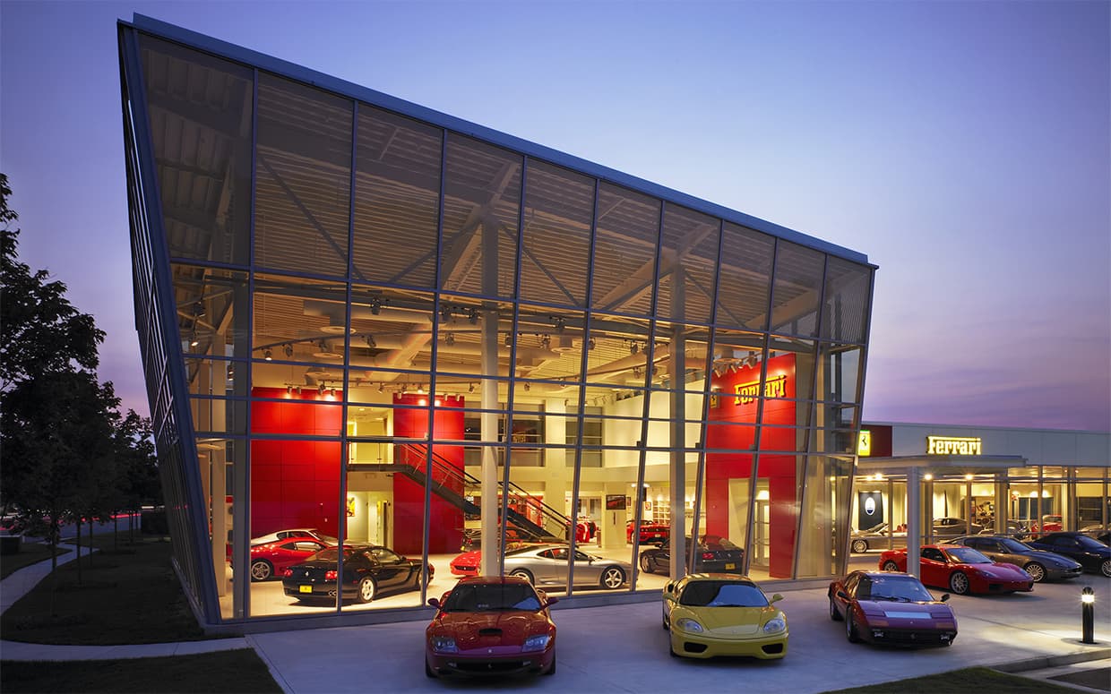 Ferrari Maserati and of Washington Showrooms CGS Architects