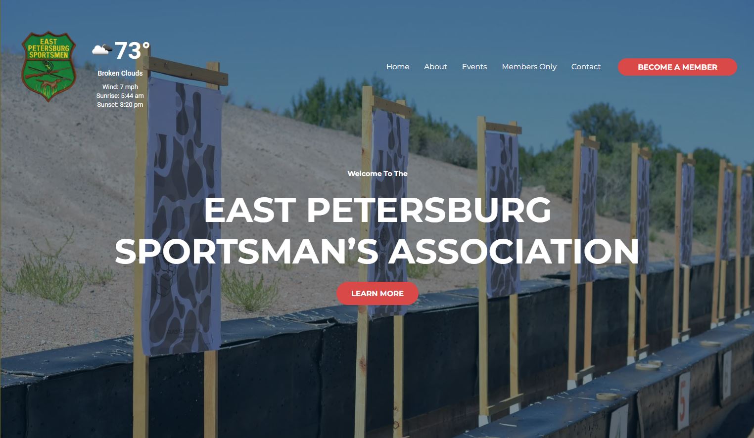 East Petersburg Sportsman's Association site Design Baltimore