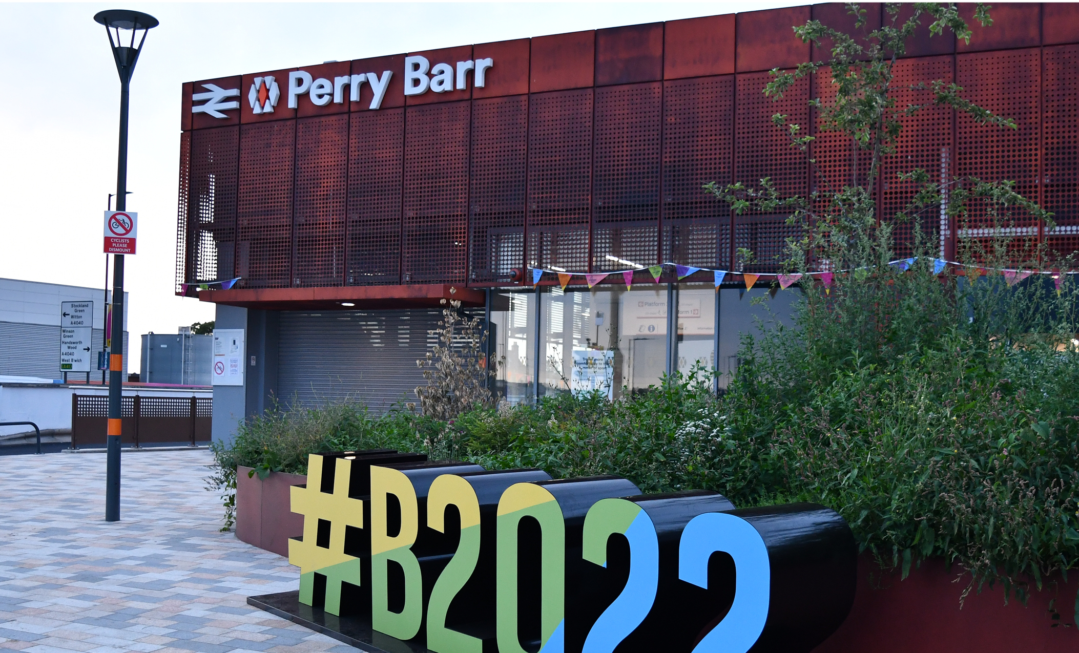 Perry Barr Station Secured with Xonar SR3 Perforated Shutter CGT Security