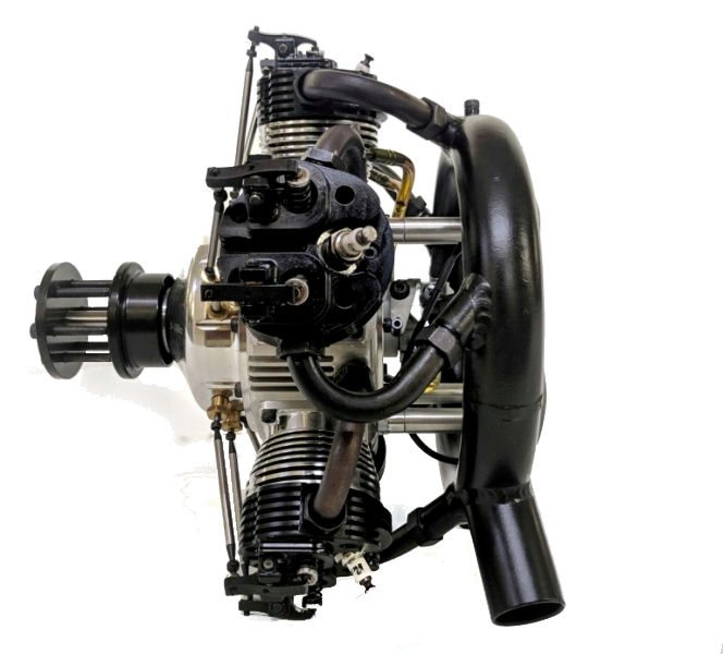 UMS 5-260cc Gas - 5 Cylinder Radial 4 Stroke Engine - CH-ignitions
