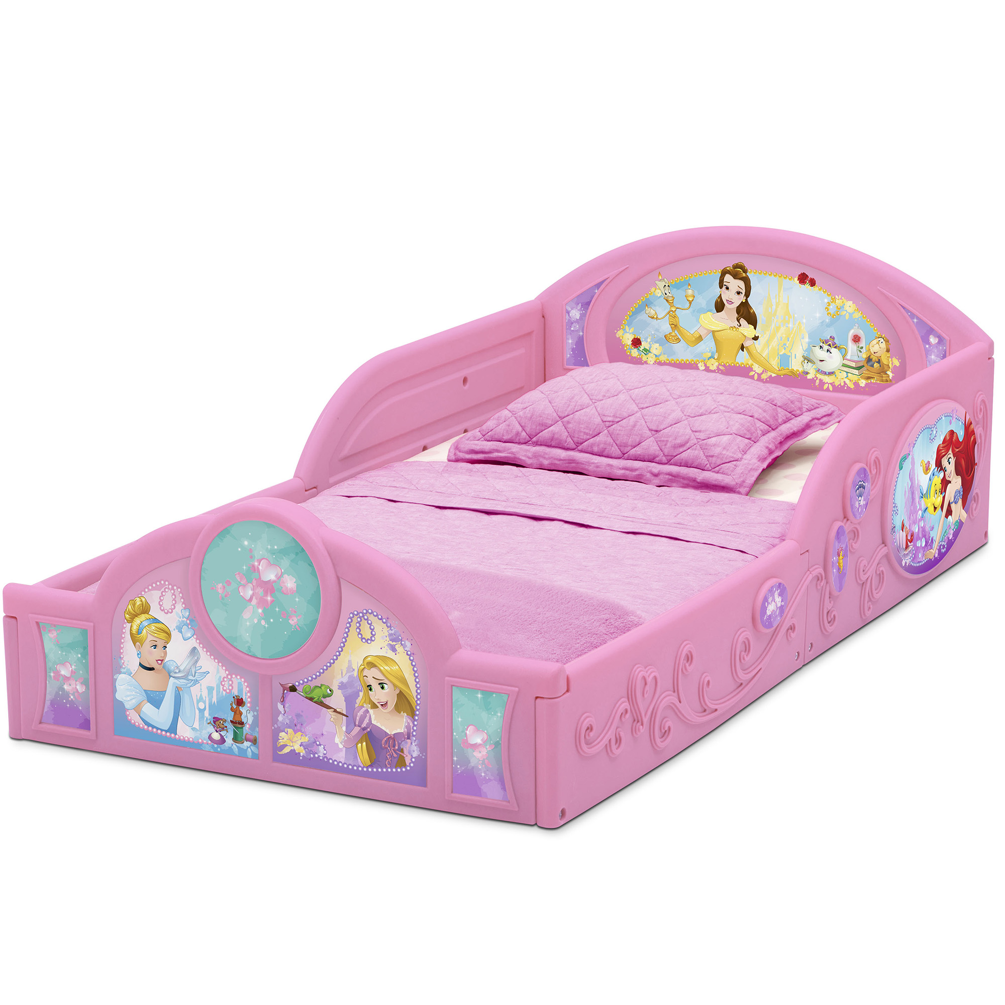 เตียงนอนเด็กเล็กลายเจ้าหญิงจากดิสนีย์ Disney Princess Plastic Sleep and
