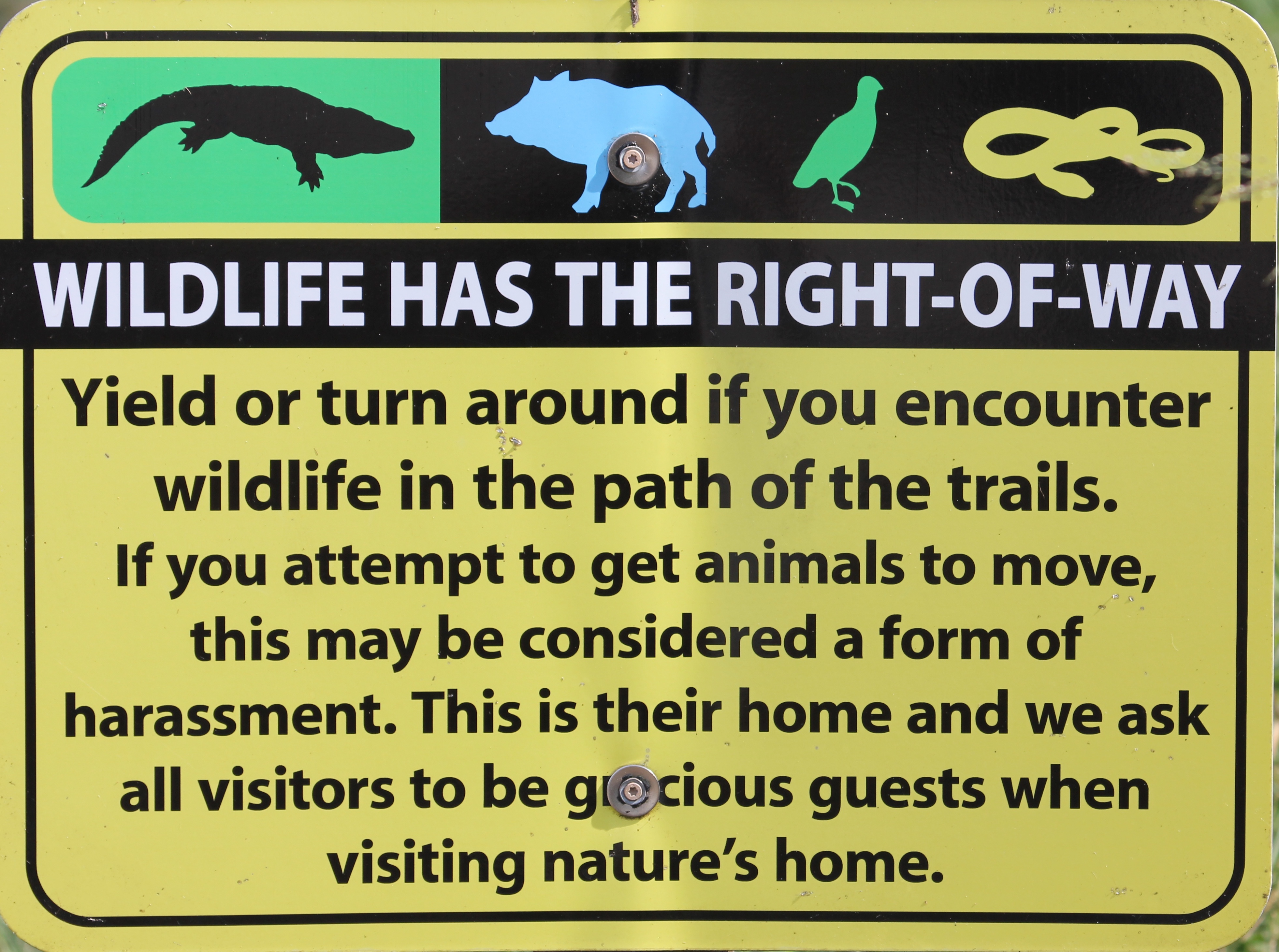 Love this signage Birder's Journey