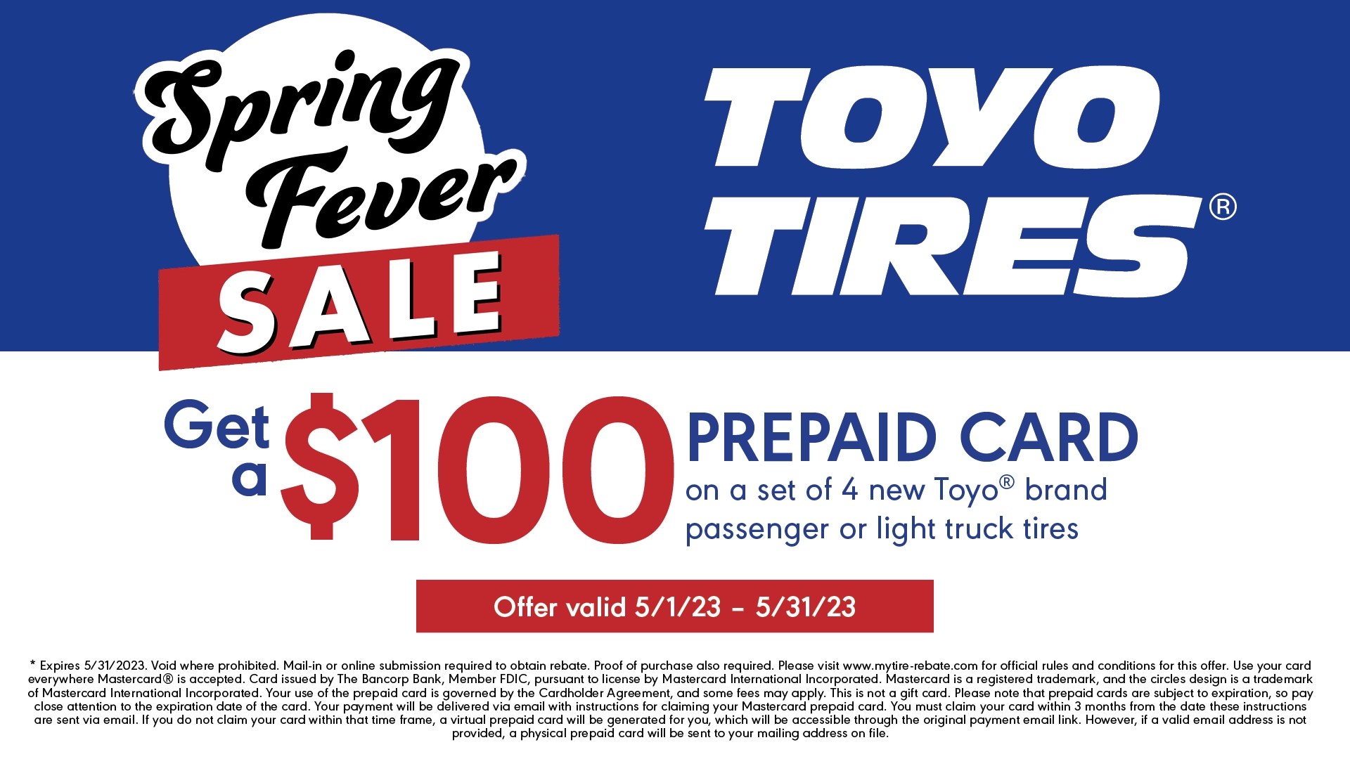 Toyo Tires Spring Fever Chabill's Tire & Auto