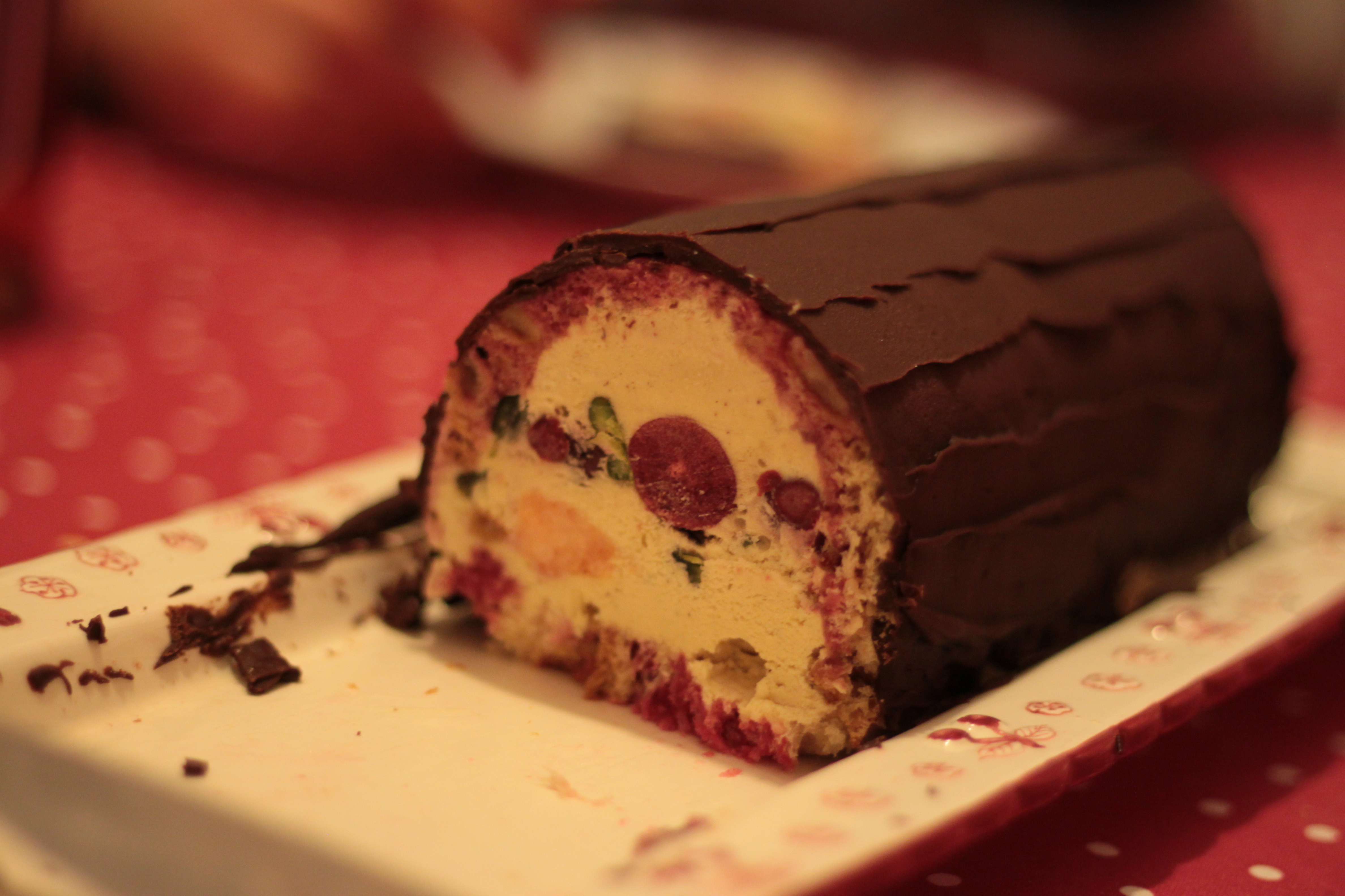 Noël avec Jamie Oliver la bombe glacée Bibiche au pays