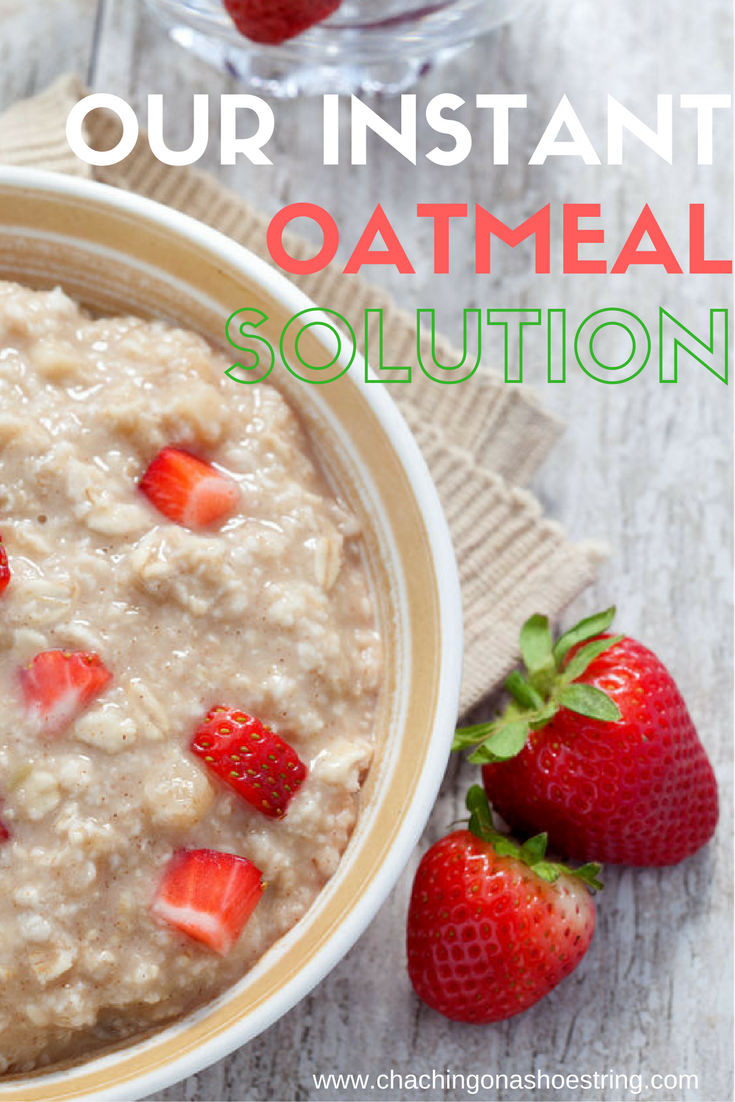 Our Simple Alternative to Instant Oatmeal Packets ChaChing on a
