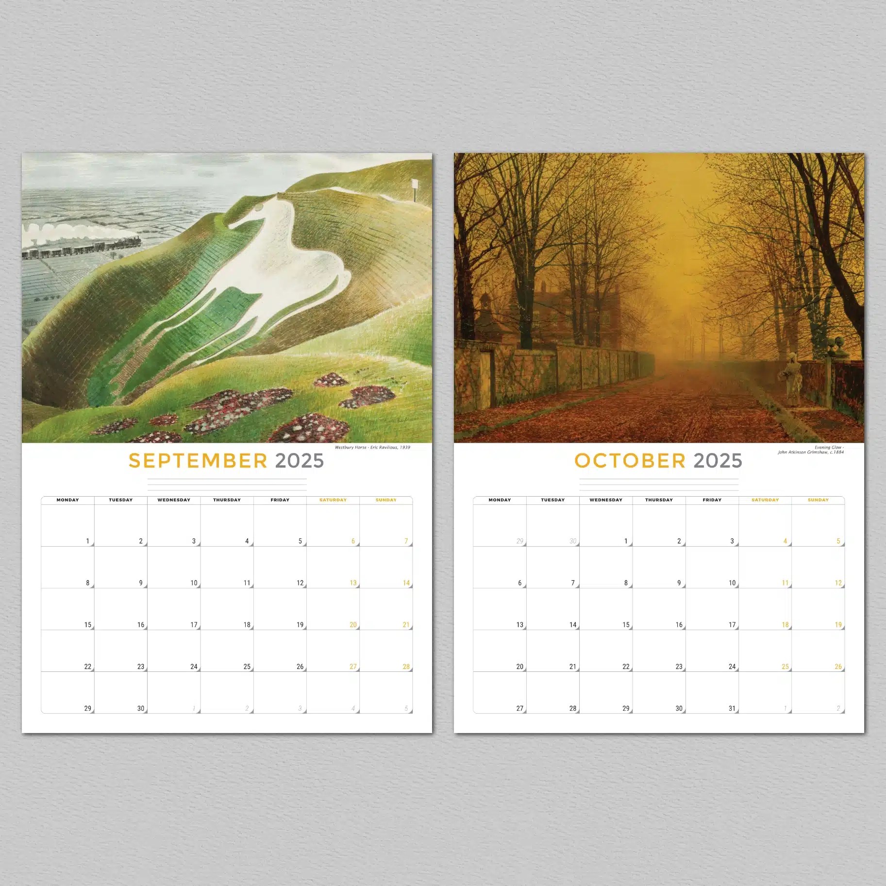 The Art Lover's Calendar 2025 A4 Size Fine Art Calendar Chadbrook Cards The Art Lover's Calendar 2025 A4 Size Fine Art Calendar Chadbrook Cards