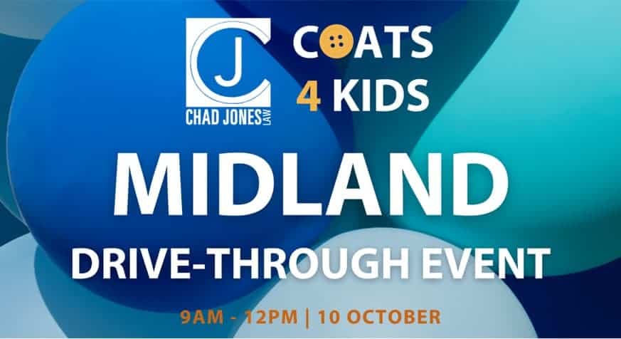Midland Coats for Kids DriveThrough Event Chad Jones Law Personal