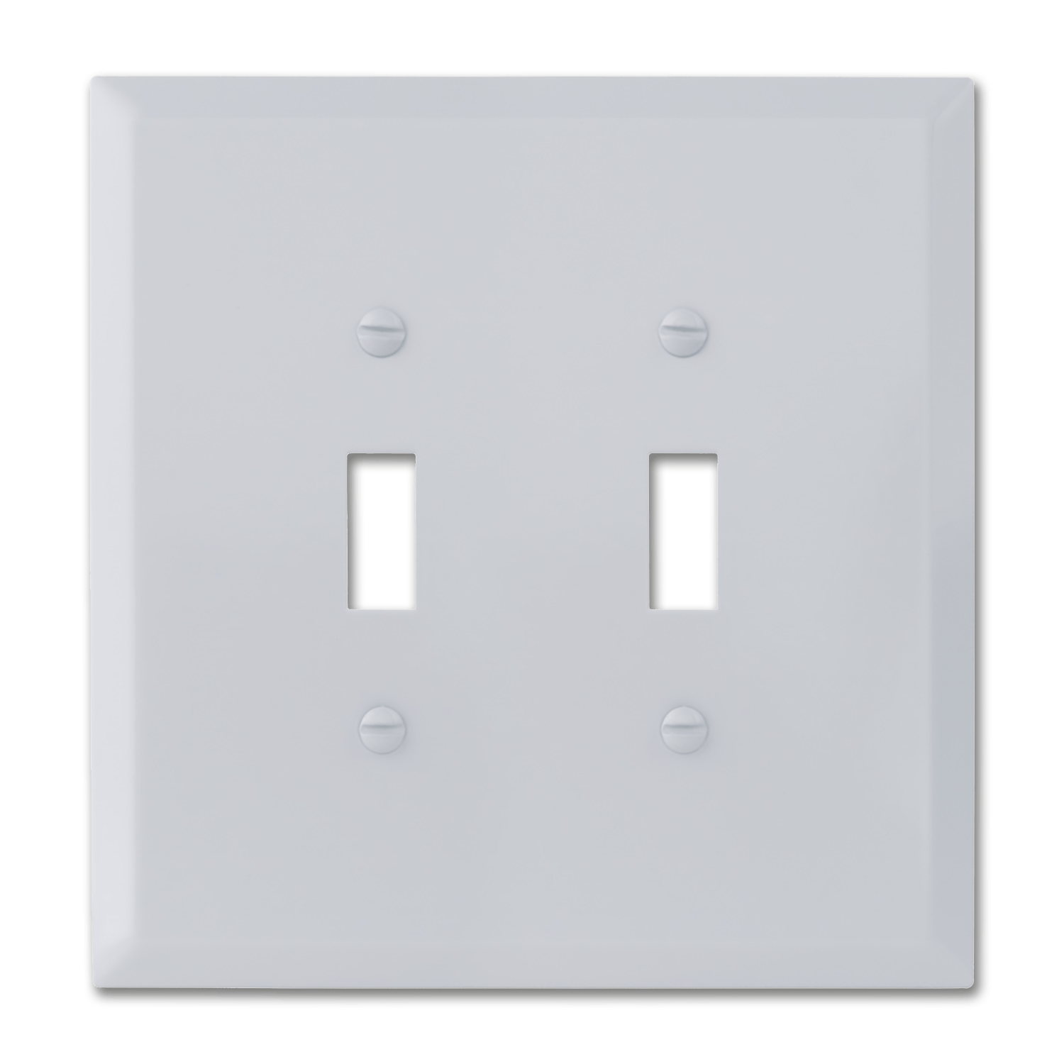 Chadwell Supply. JUMBO 2GANG METAL SWITCH WALL PLATE WHITE 10/PK