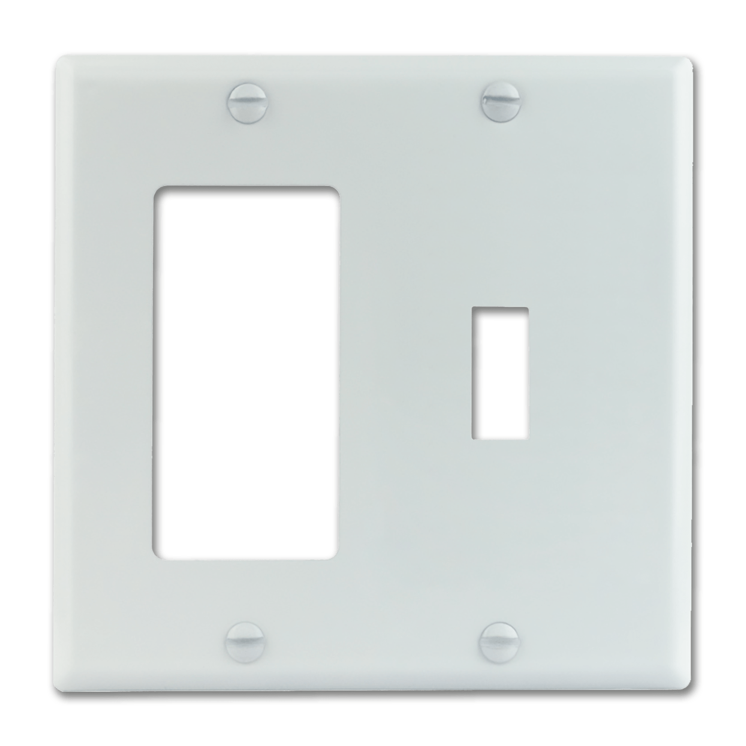 Chadwell Supply. METAL STANDARD SWITCH/DECORA WALL PLATE WHITE 10/PK