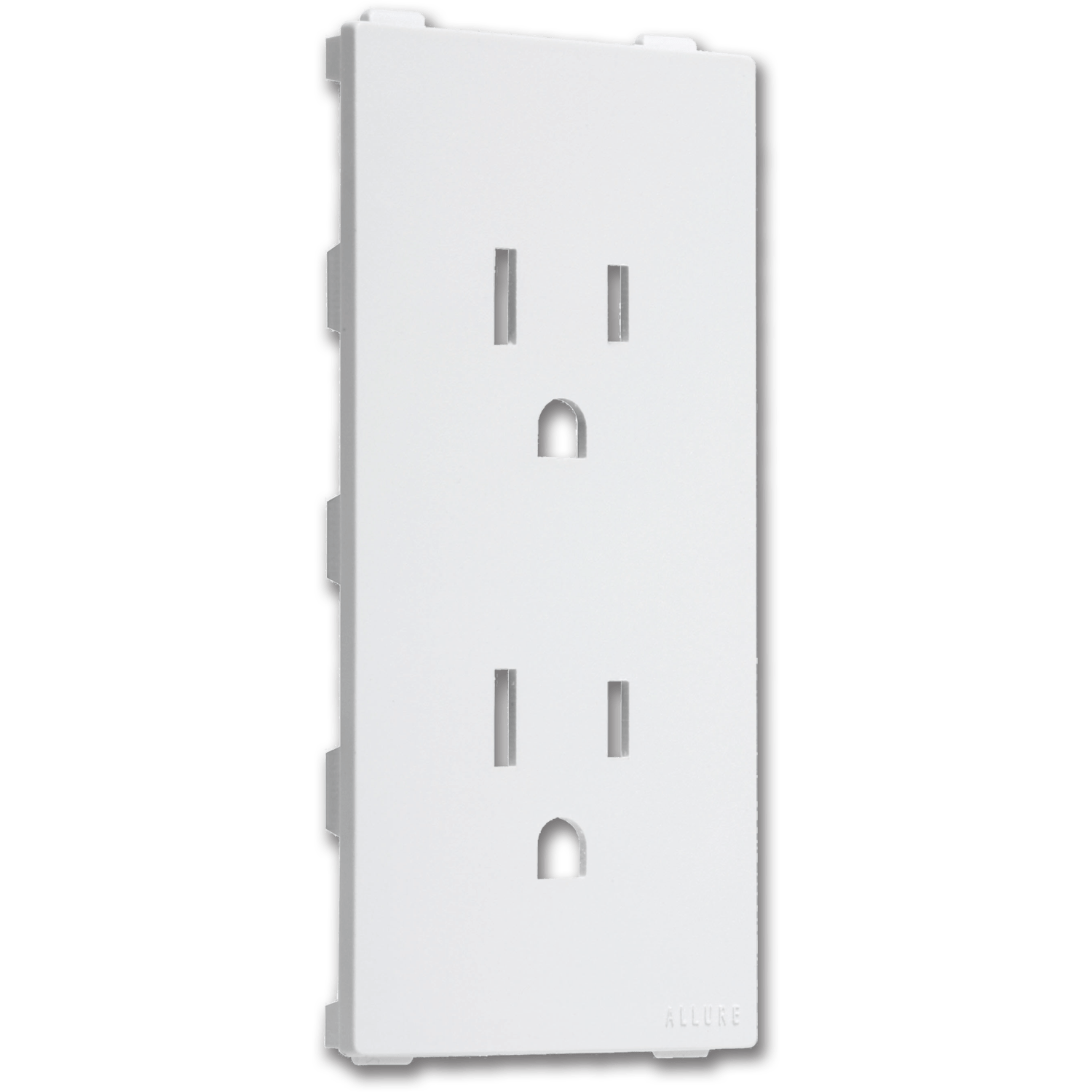 Chadwell Supply. ALLURE DUPLEX RECEPTACLE INSERT WHITE