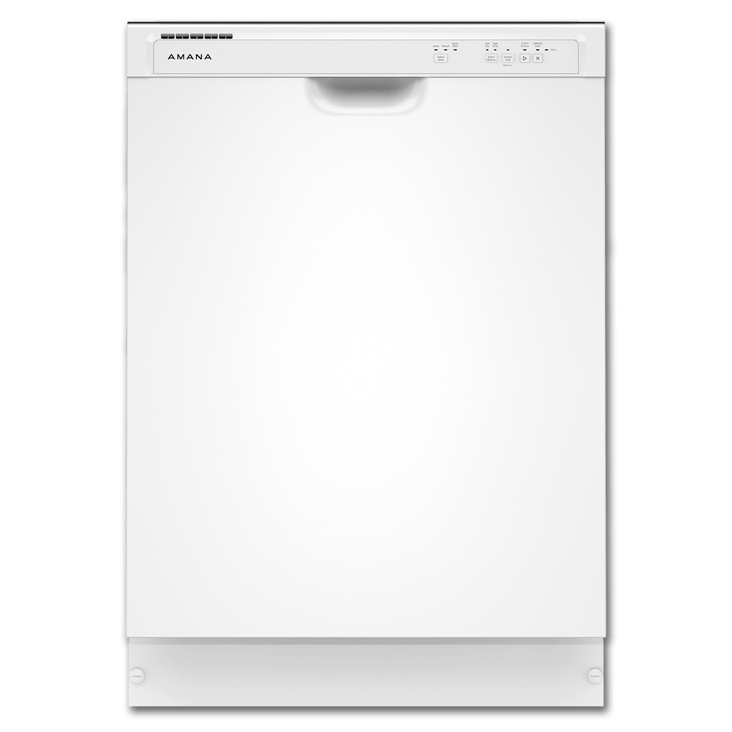 Chadwell Supply. AMANA® LARGE CAPACITY 24" DISHWASHER WHITE