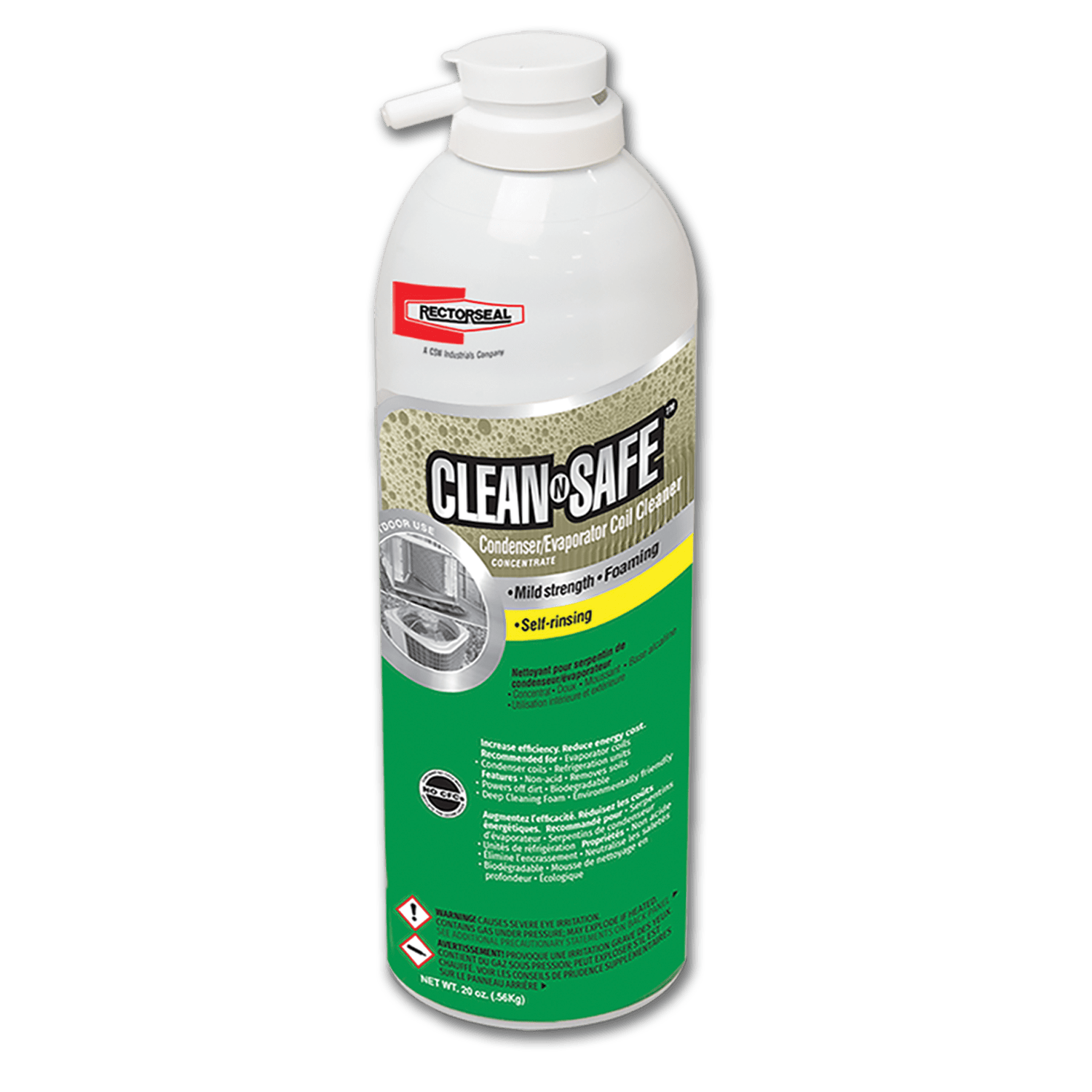 Chadwell Supply. CLEANNSAFE FIN AEROSOL COIL CLEANER