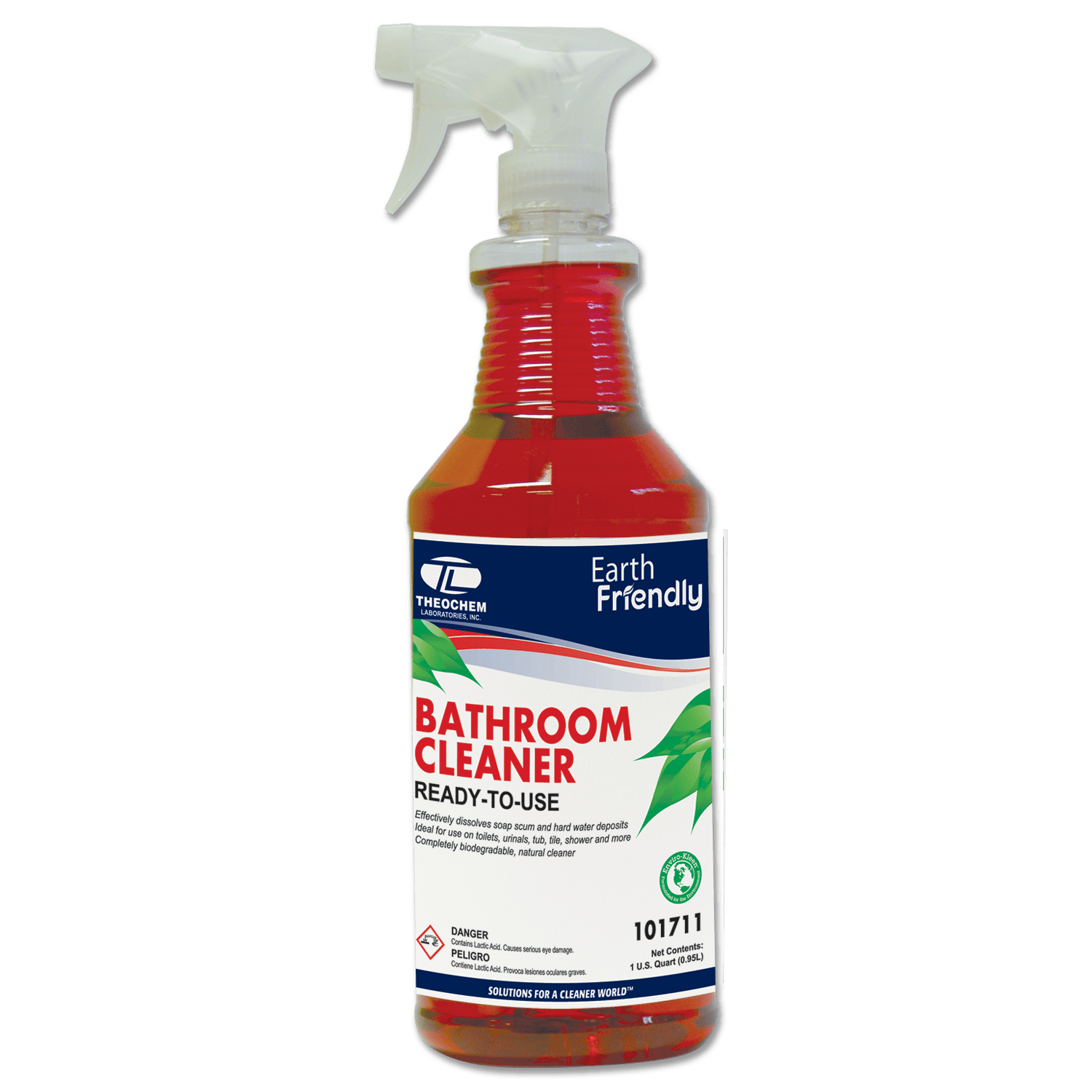 Chadwell Supply. EARTH FRIENDLY BATHROOM CLEANER QT
