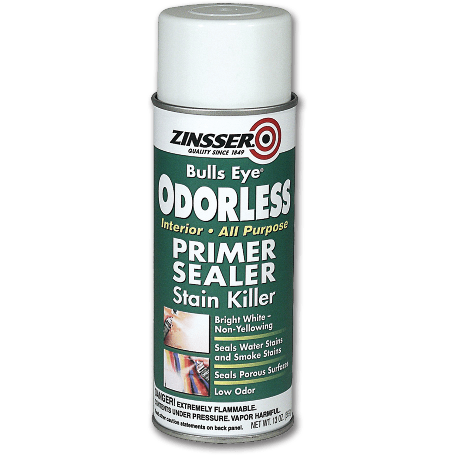 Chadwell Supply. ZINSSER BULLS EYE ODORLESS PRIMER 13 OZ.