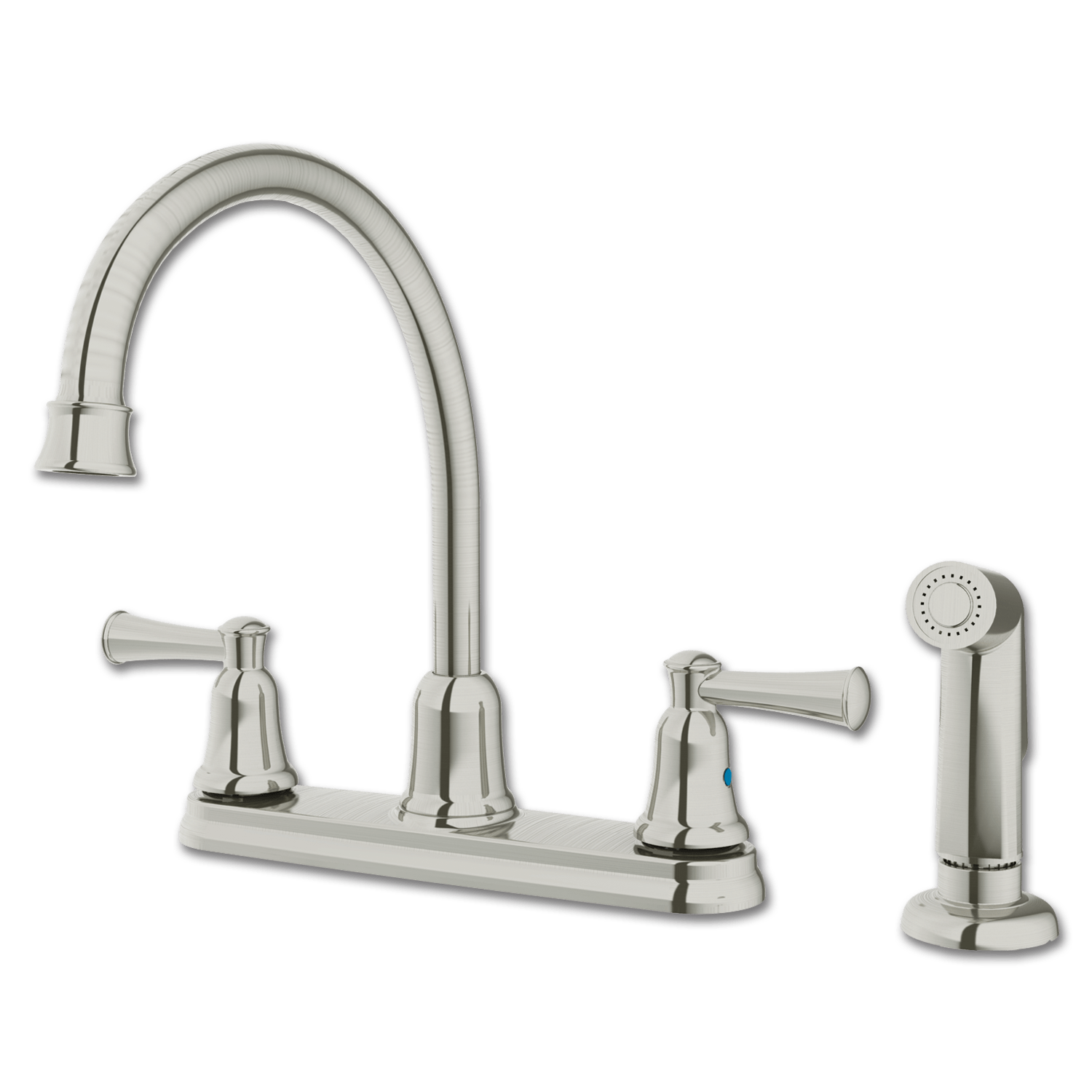 Chadwell Supply. CFG CAPSTONE TWO HANDLE KITCHEN FAUCET WITH SPRAY