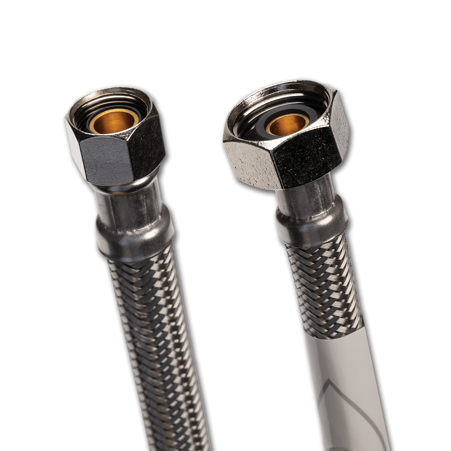 Chadwell Supply. 3/8" COMP X 1/2" FIP X 20" STAINLESS STEEL FAUCET