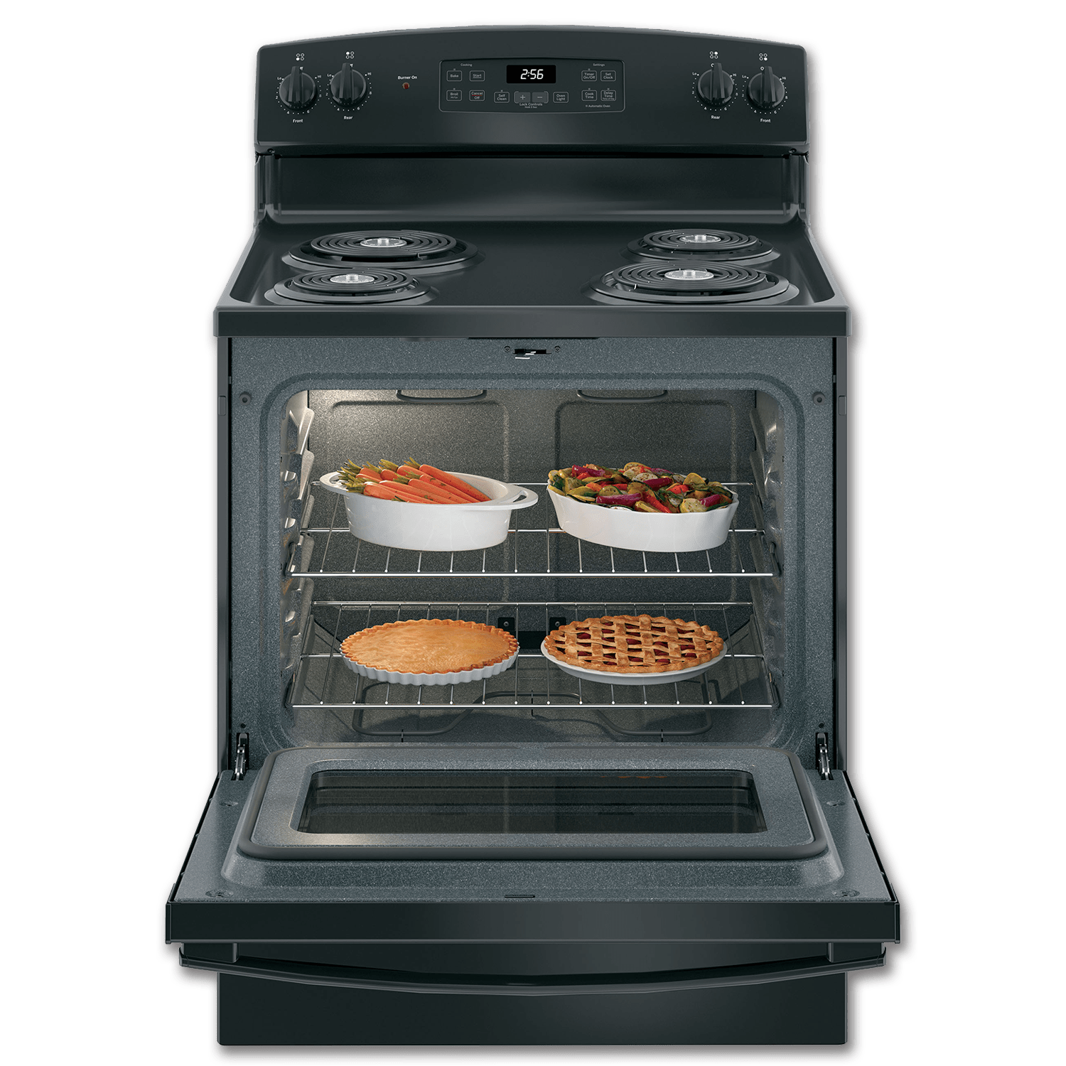 Chadwell Supply. GE® 30" SELFCLEAN ELECTRIC RANGE BLACK