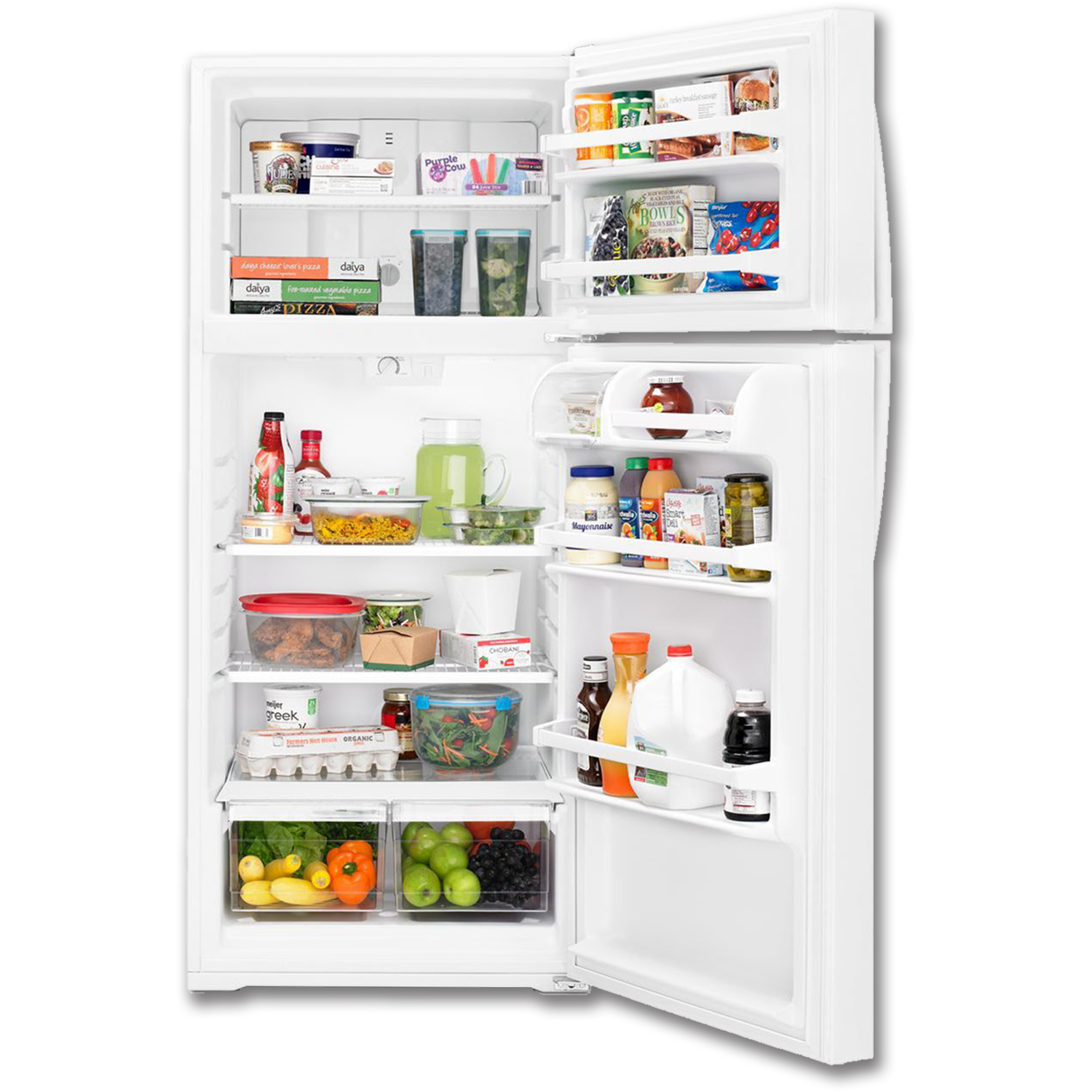 Chadwell Supply. WHIRLPOOL® 16.0 CU FT TOP MOUNT REFRIGERATOR WHITE