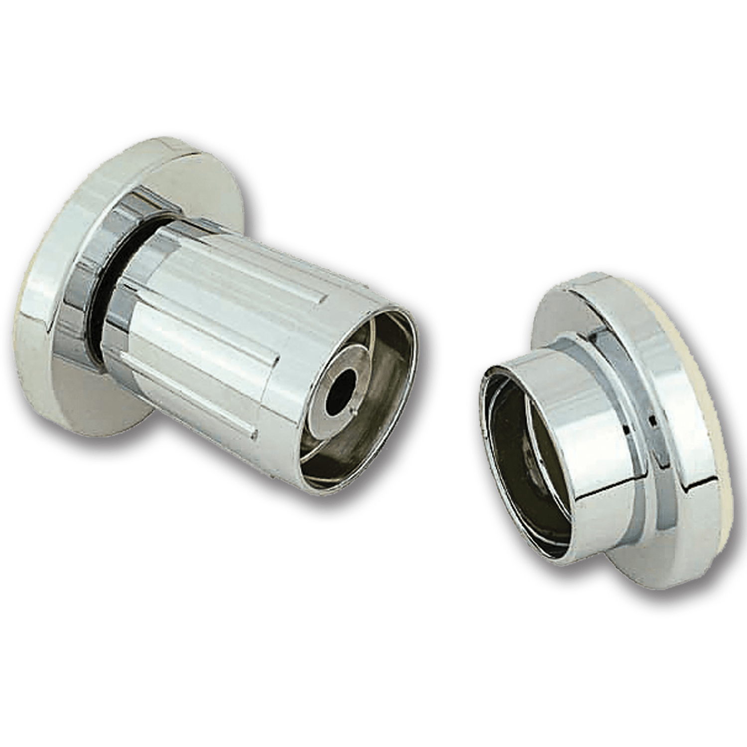 Chadwell Supply. SHOWER ROD FLANGES ADJUSTABLE CHROME ZINC