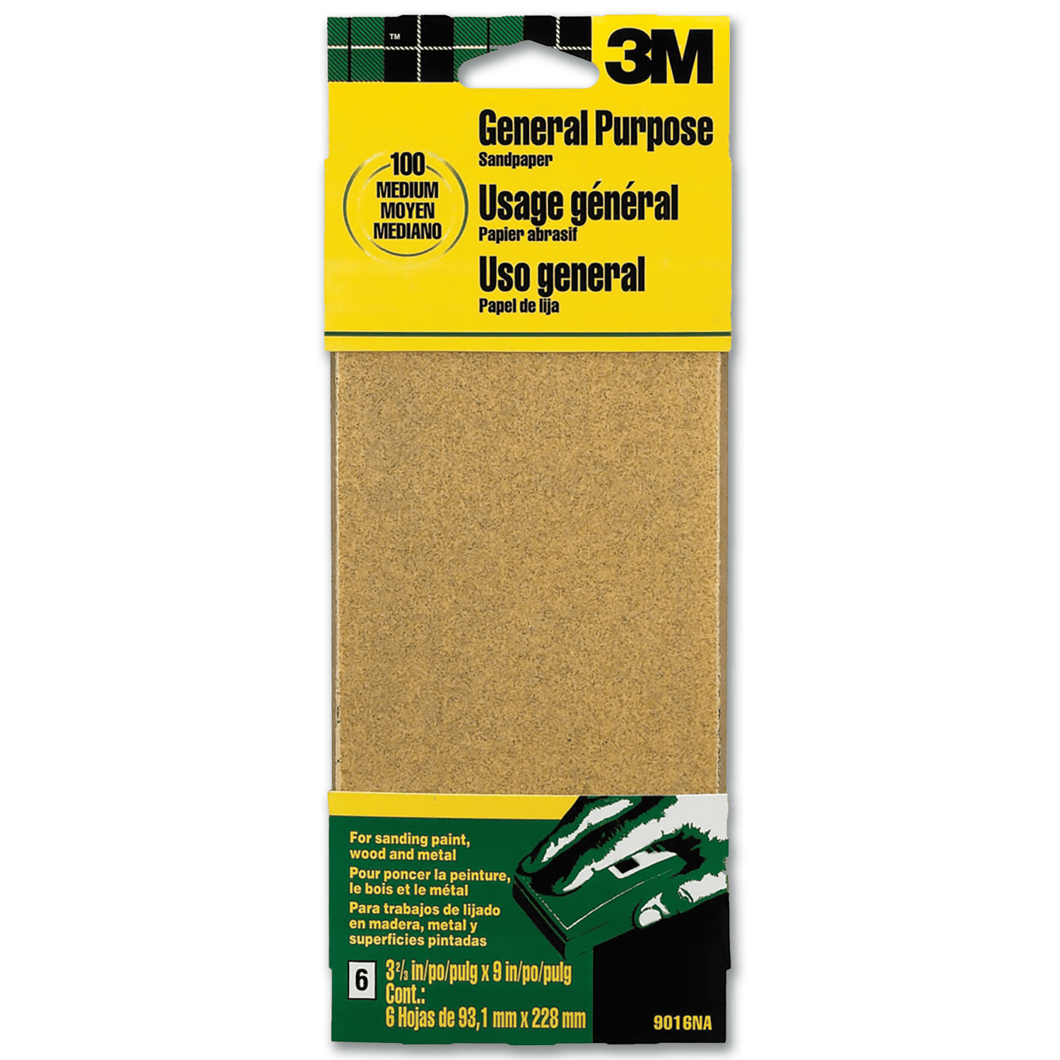 Chadwell Supply. MEDIUM 100 GRIT SANDPAPER