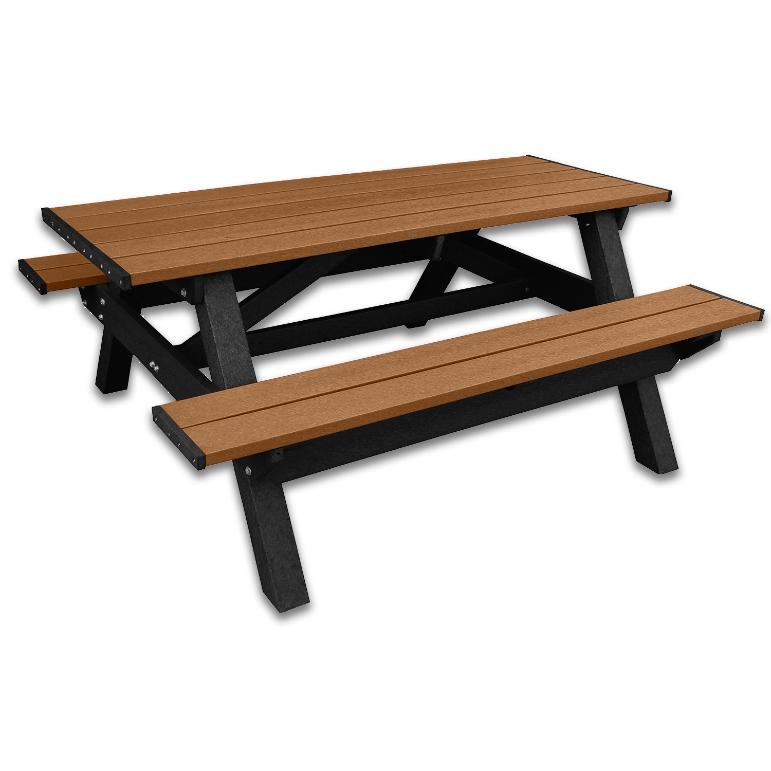 Chadwell Supply. DSO DOGIPARK 6' PICNIC TABLE BLACK/CEDAR
