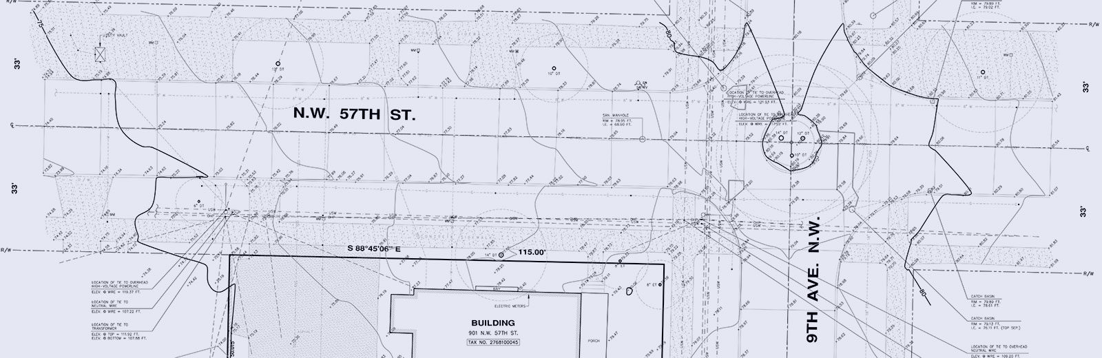 SDOT and Utility Surveys Chadwick & Winters Land Surveying Seattle