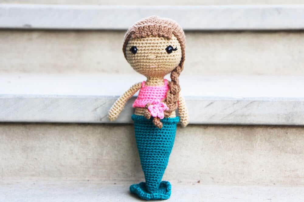 Easy Crochet Mermaid Doll (Free Pattern!)