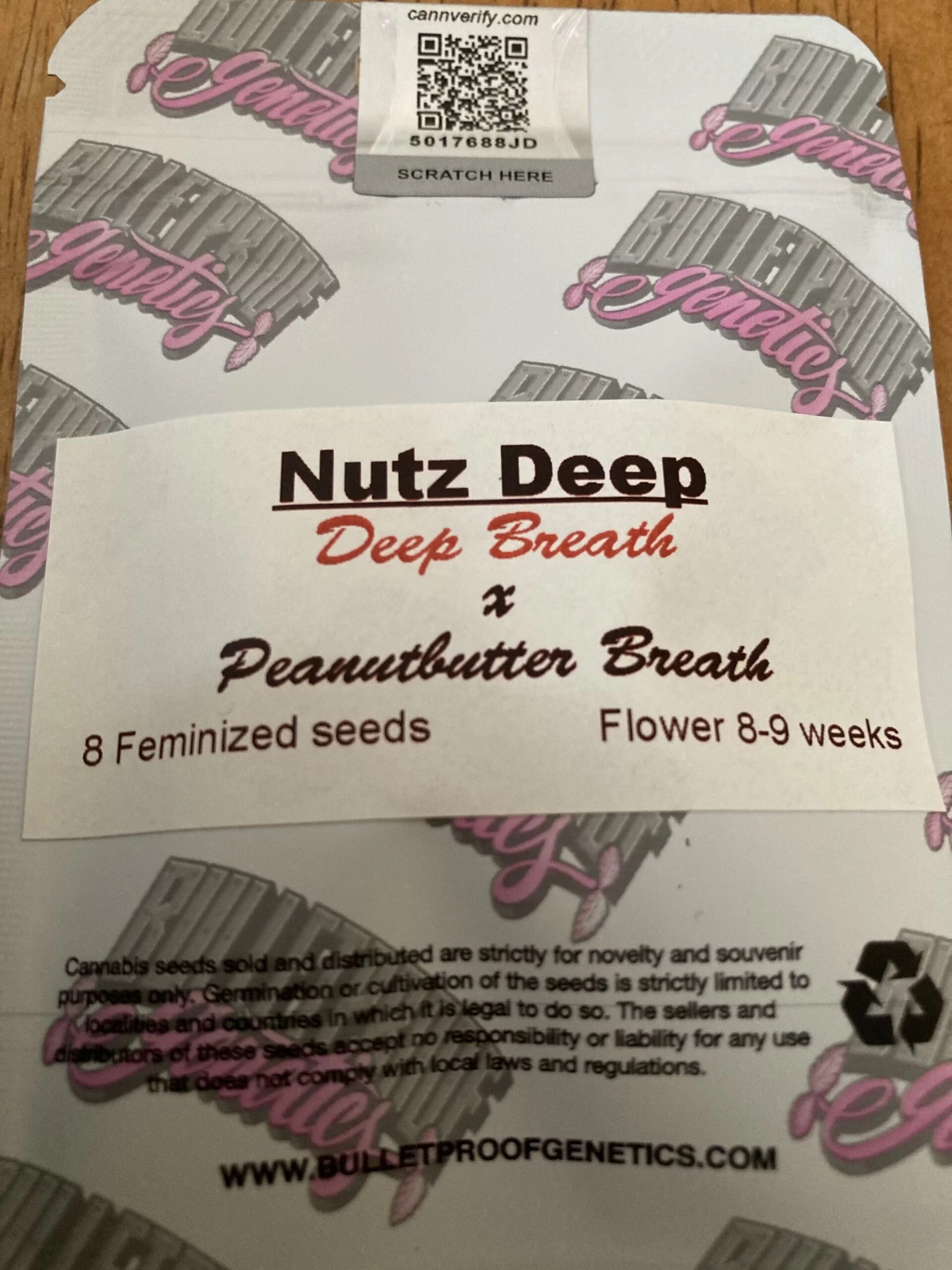 NUTZ DEEP Peanut Butter Breath X Deep Breath (8 FEM) ChaiLife